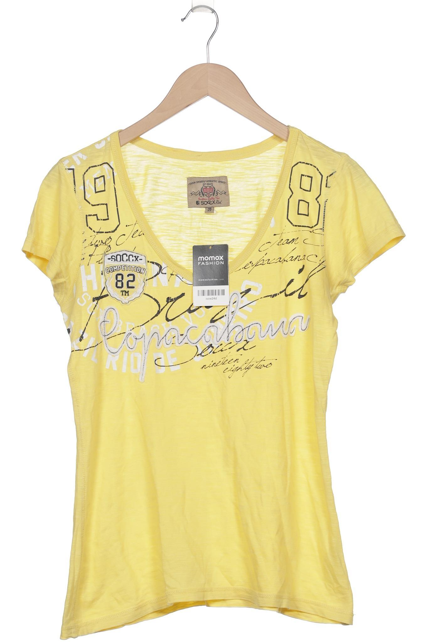 

Soccx Damen T-Shirt, gelb, Gr. 38