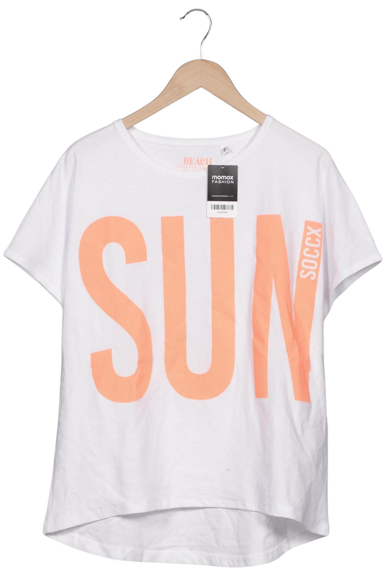 

Soccx Damen T-Shirt, weiß, Gr. 42