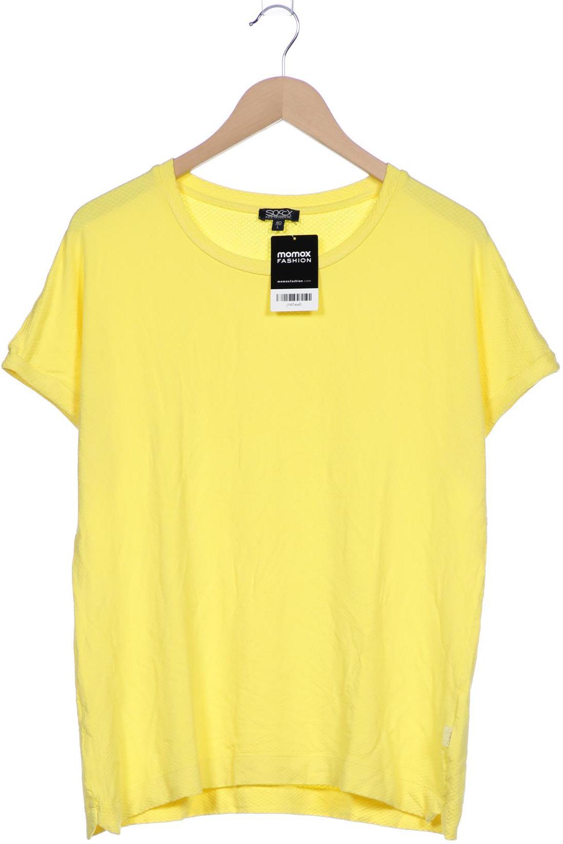 

Soccx Damen T-Shirt, gelb, Gr. 40