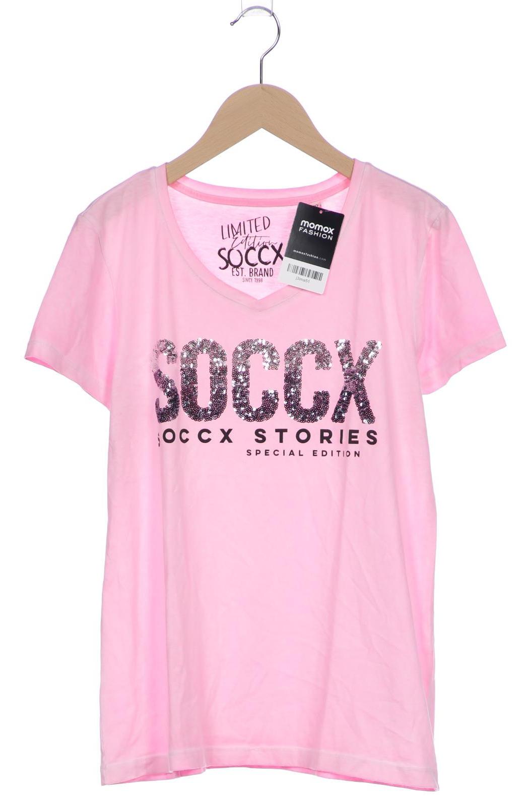 

Soccx Damen T-Shirt, pink, Gr. 40