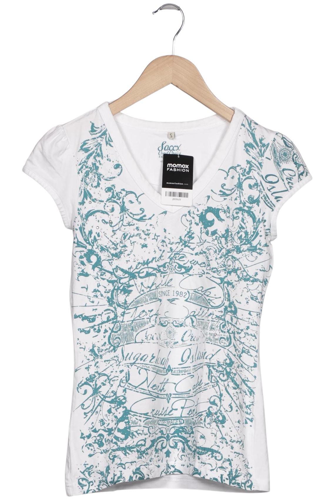 

Soccx Damen T-Shirt, weiß, Gr. 36