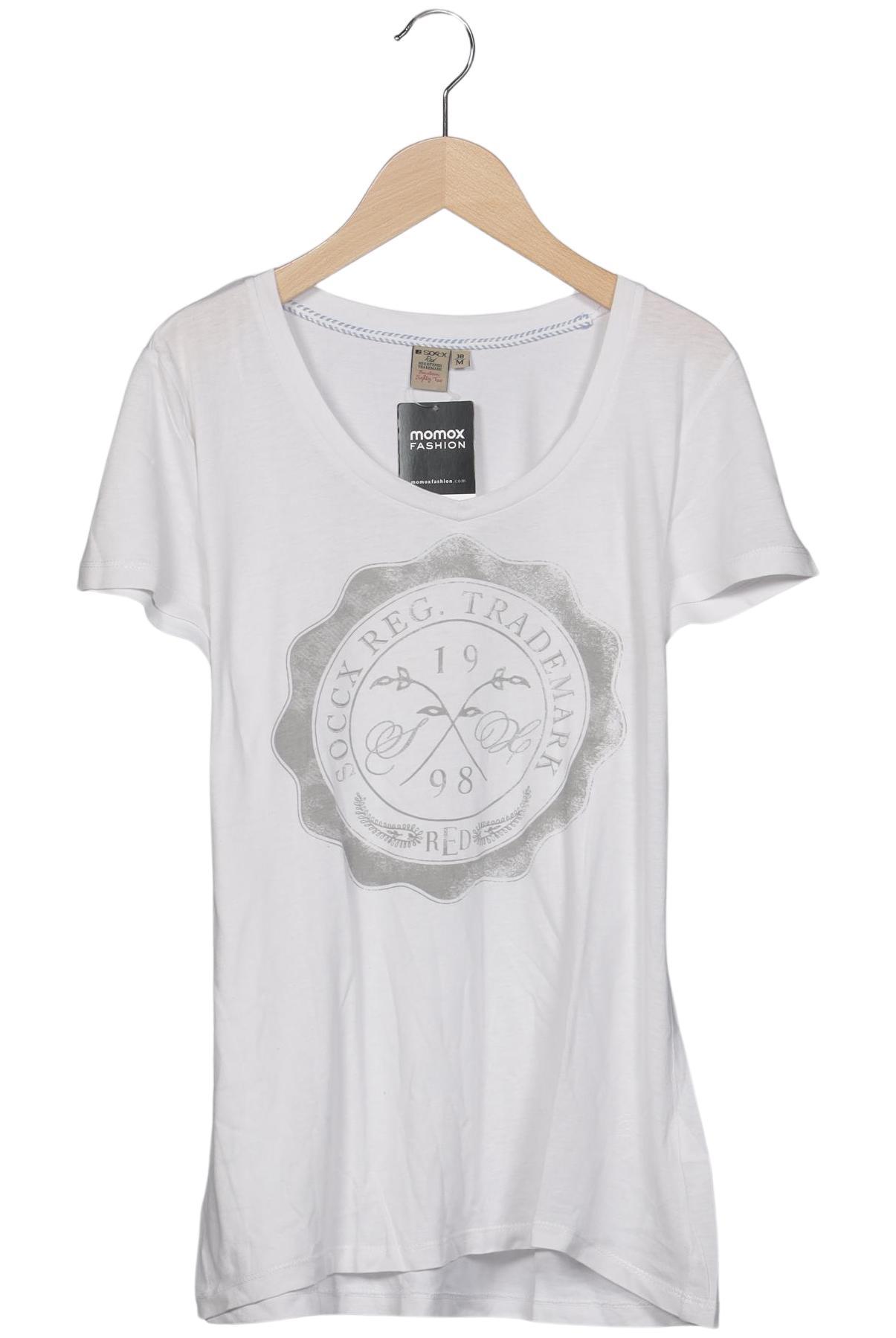 

Soccx Damen T-Shirt, weiß, Gr. 38