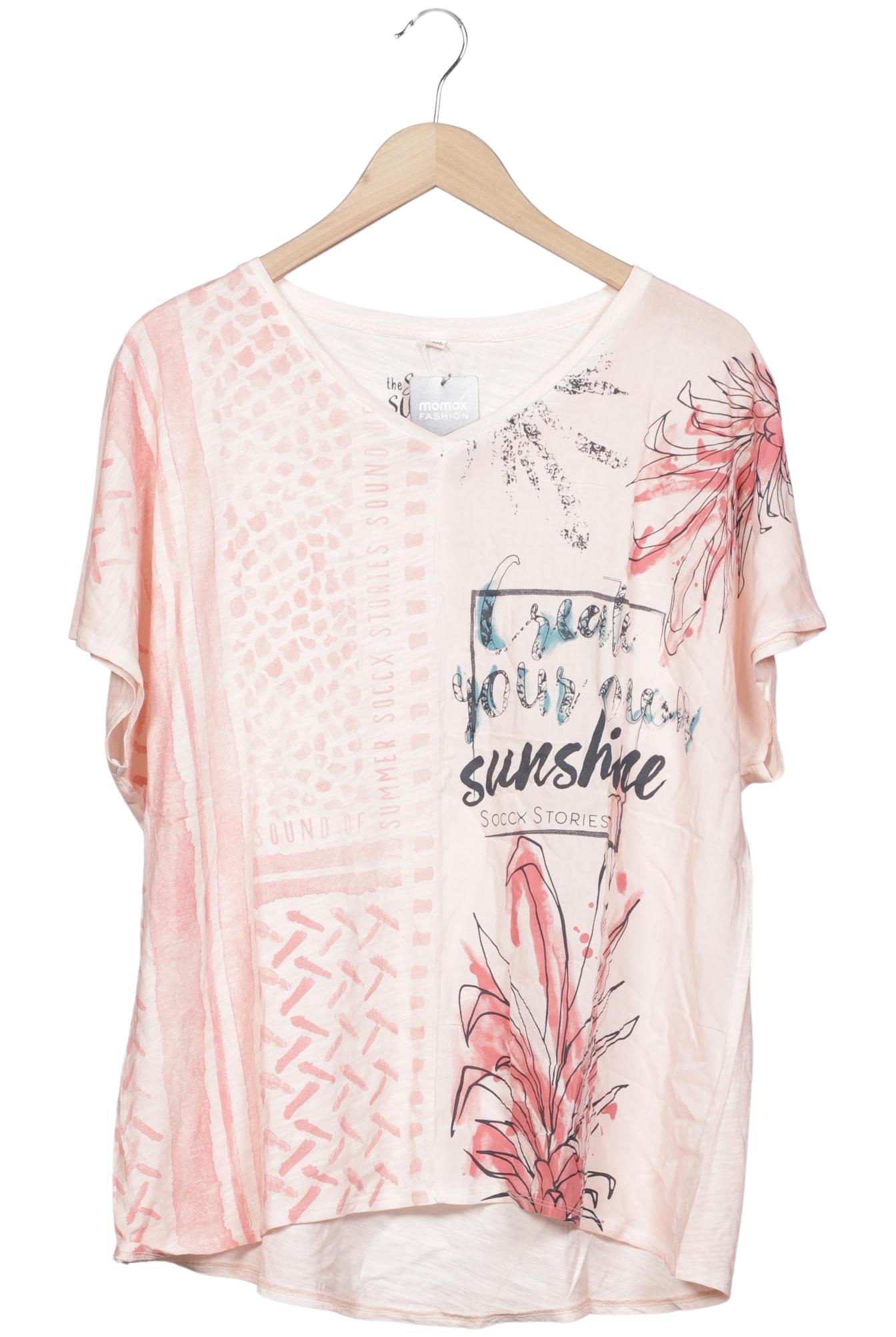 

Soccx Damen T-Shirt, pink, Gr. 44