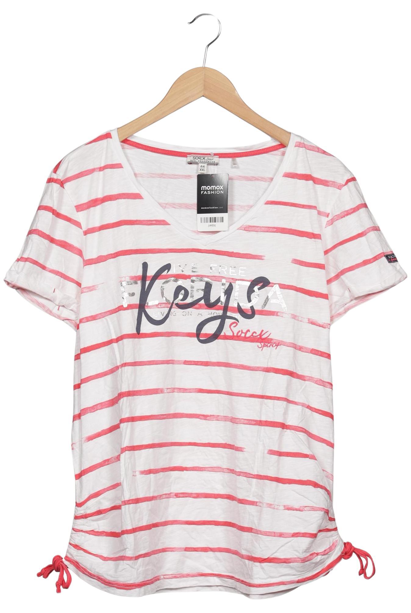 

Soccx Damen T-Shirt, mehrfarbig, Gr. 44