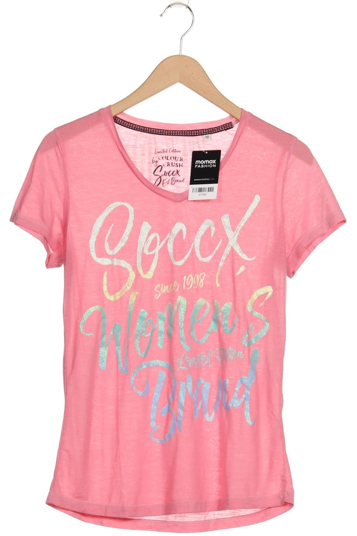 

Soccx Damen T-Shirt, pink, Gr. 38