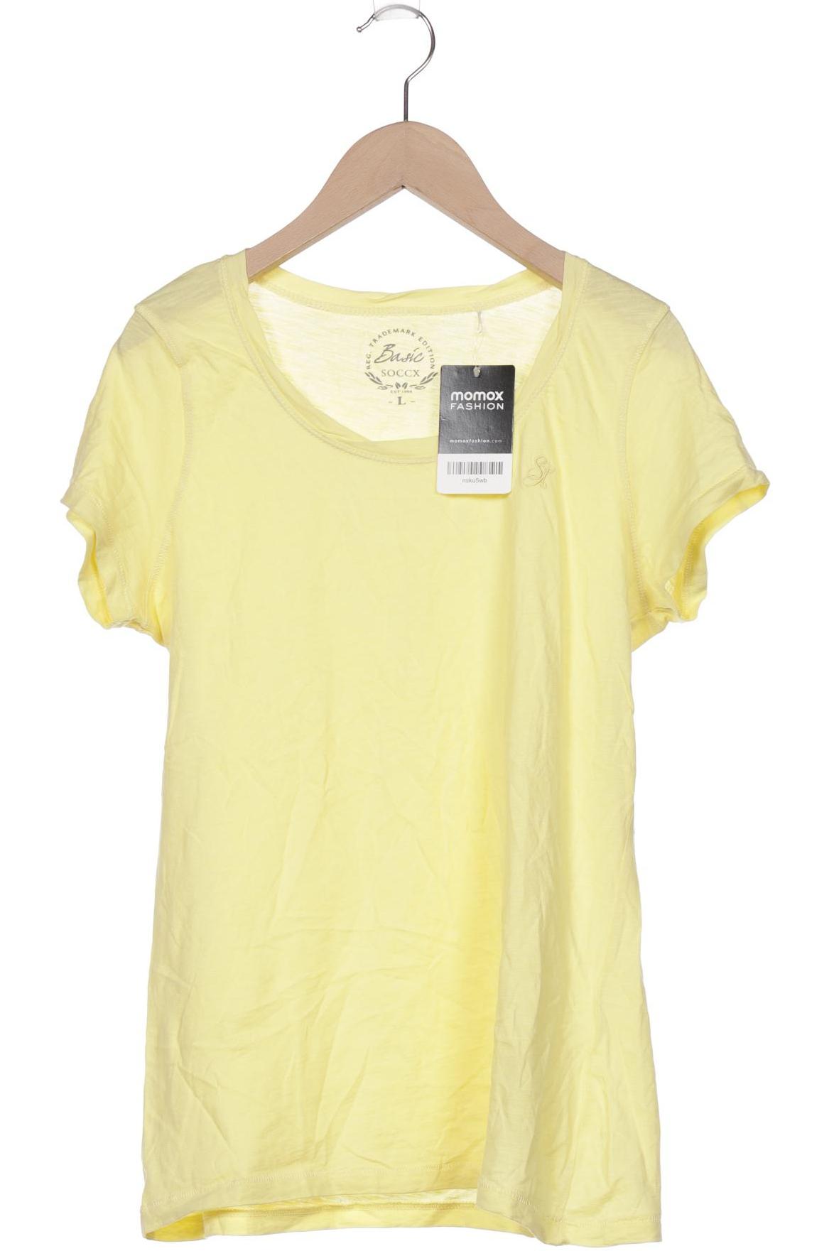 

Soccx Damen T-Shirt, gelb, Gr. 42