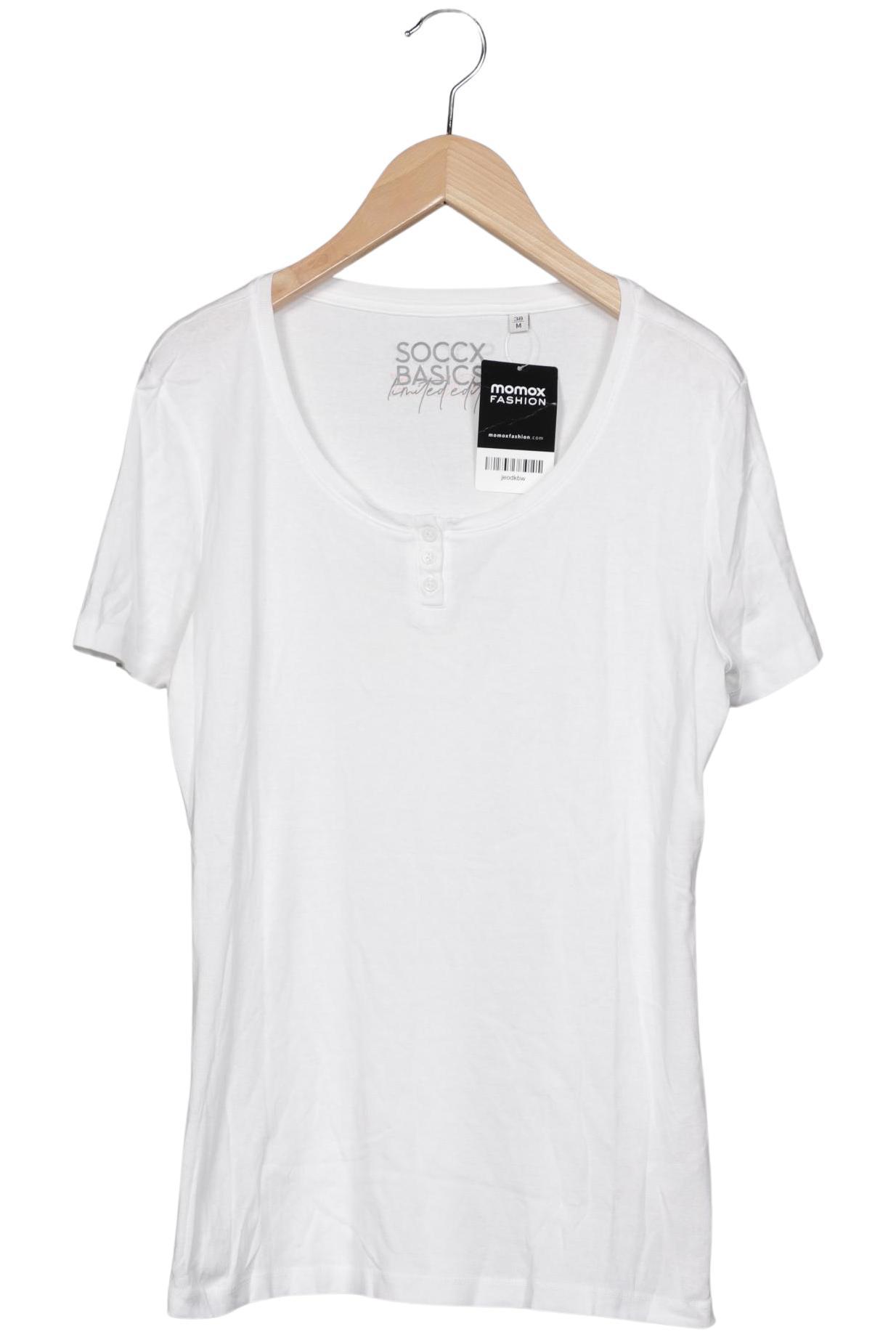 

Soccx Damen T-Shirt, weiß, Gr. 38