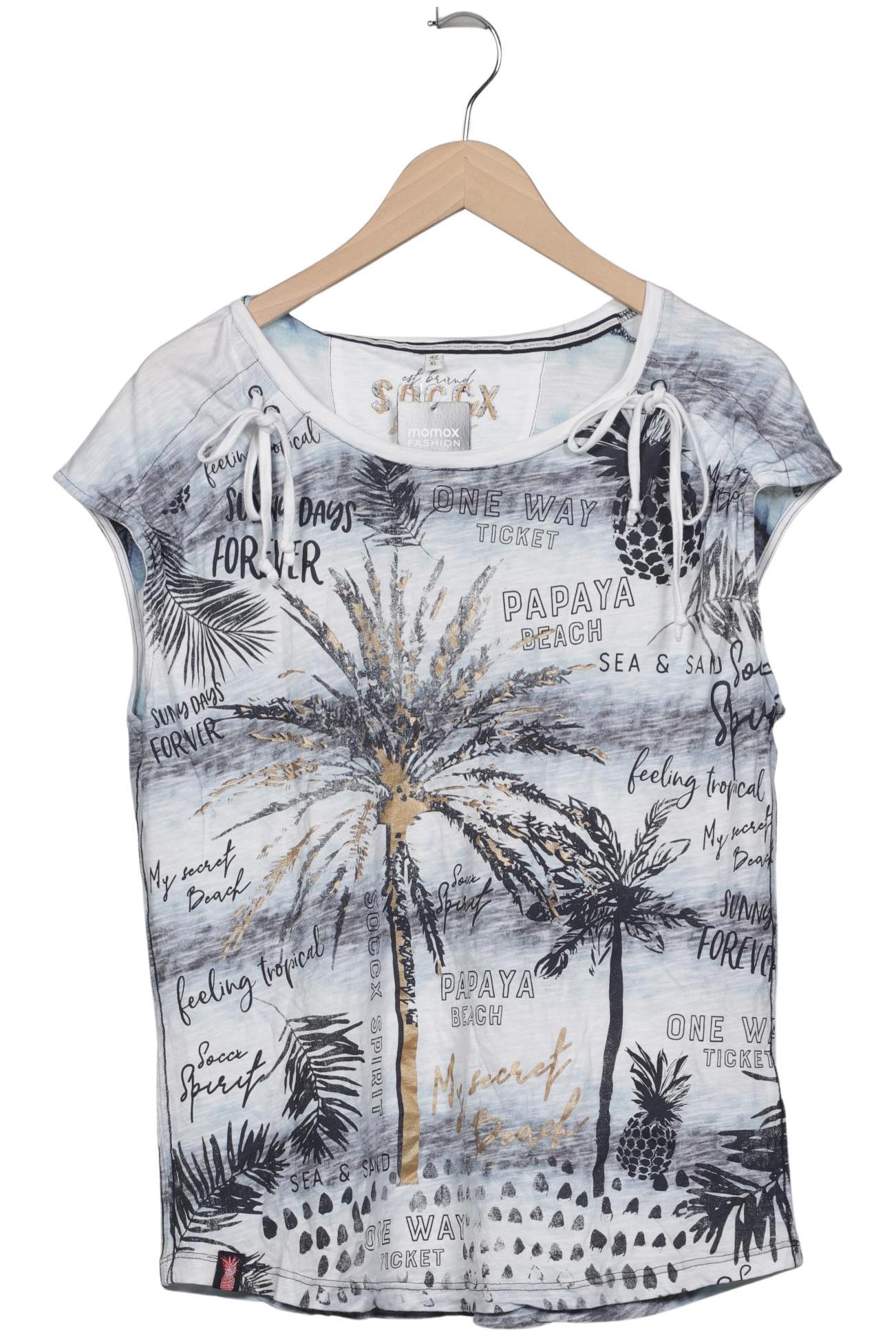 

Soccx Damen T-Shirt, mehrfarbig, Gr. 42