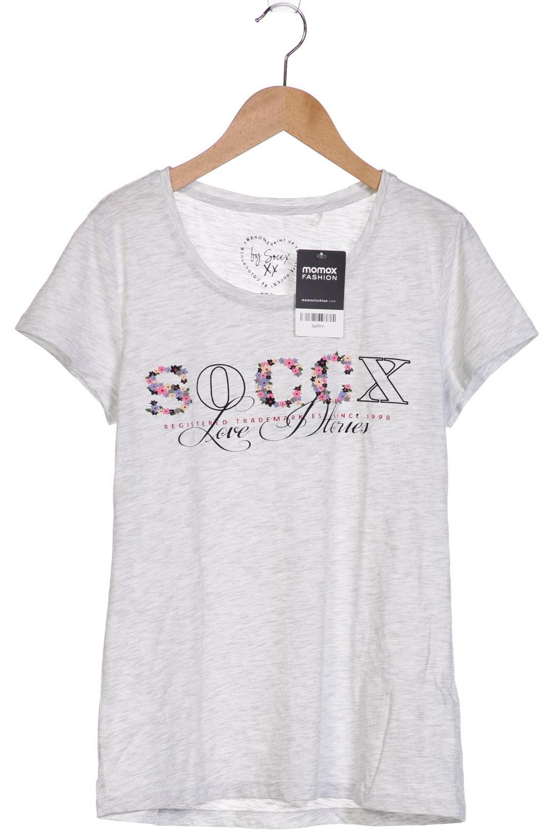 

Soccx Damen T-Shirt, grau, Gr. 38