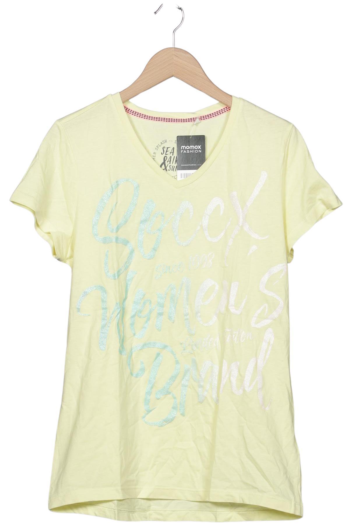 

Soccx Damen T-Shirt, gelb, Gr. 42
