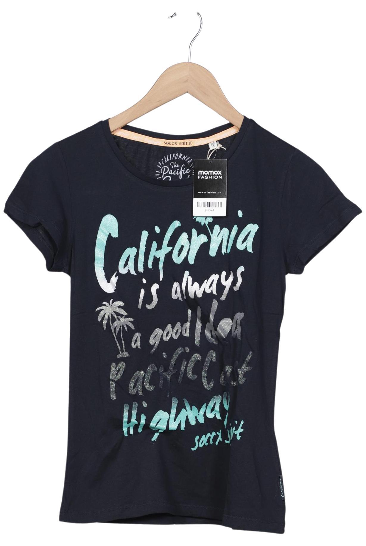 

Soccx Damen T-Shirt, marineblau, Gr. 36