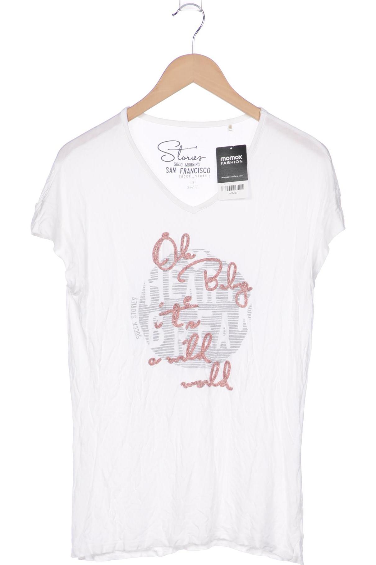 

SOCCX Damen T-Shirt, weiß