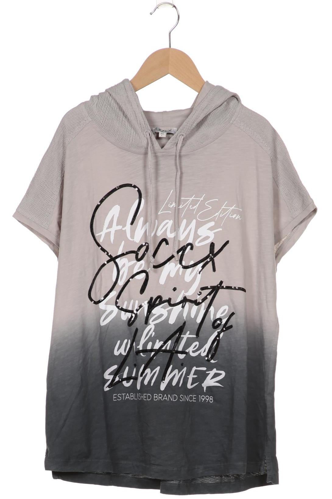 

SOCCX Damen T-Shirt, grau