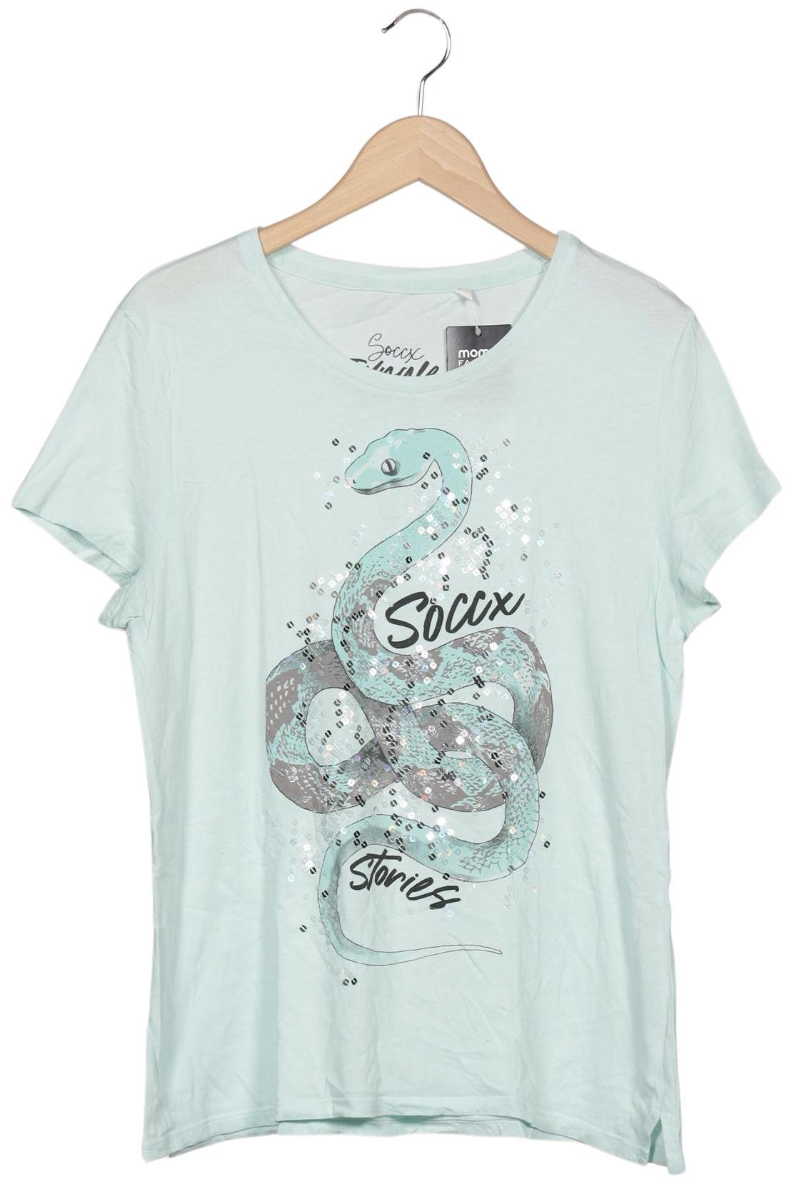 

Soccx Damen T-Shirt, hellgrün, Gr. 42