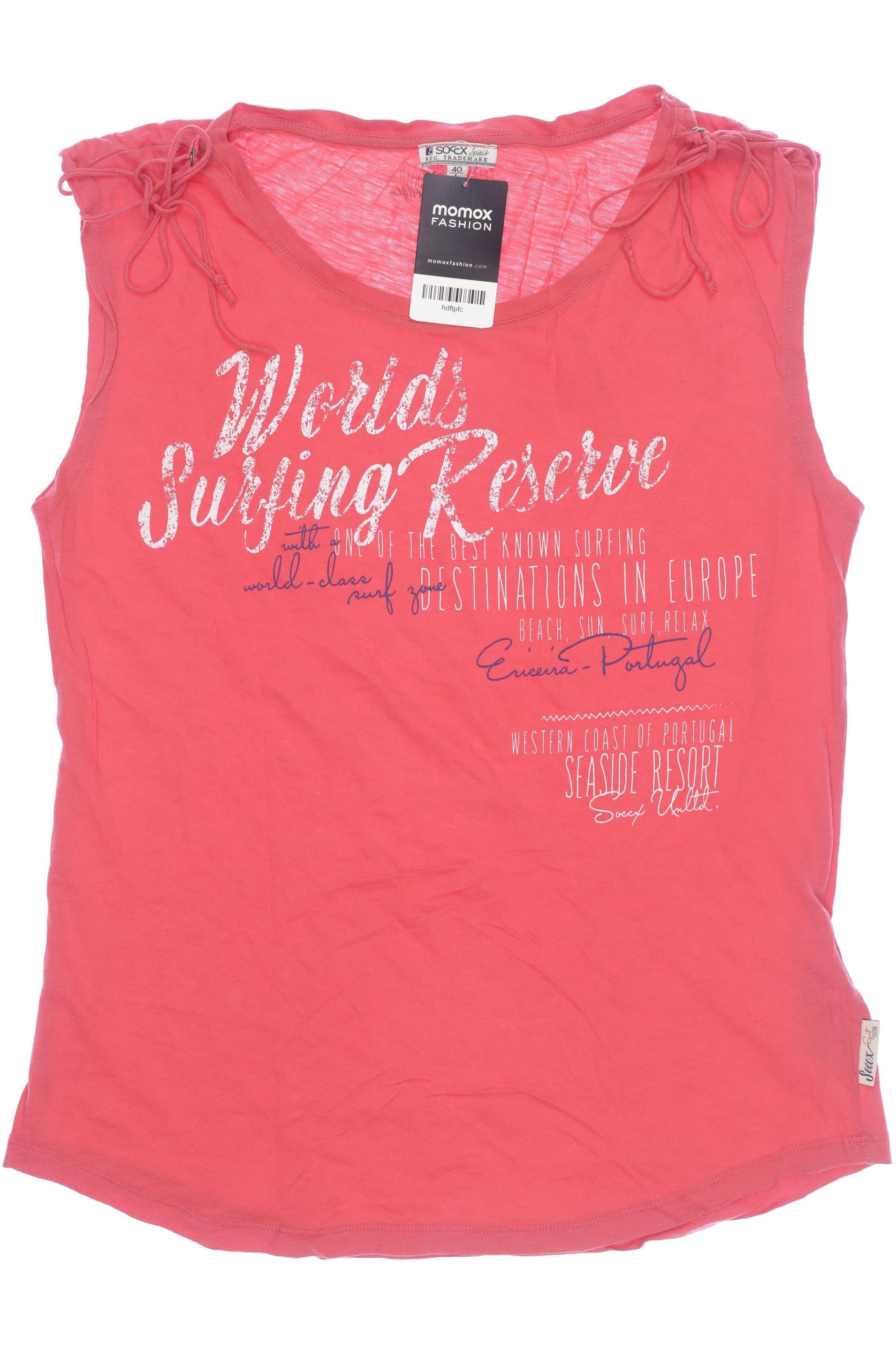 

Soccx Damen T-Shirt, rot, Gr. 42