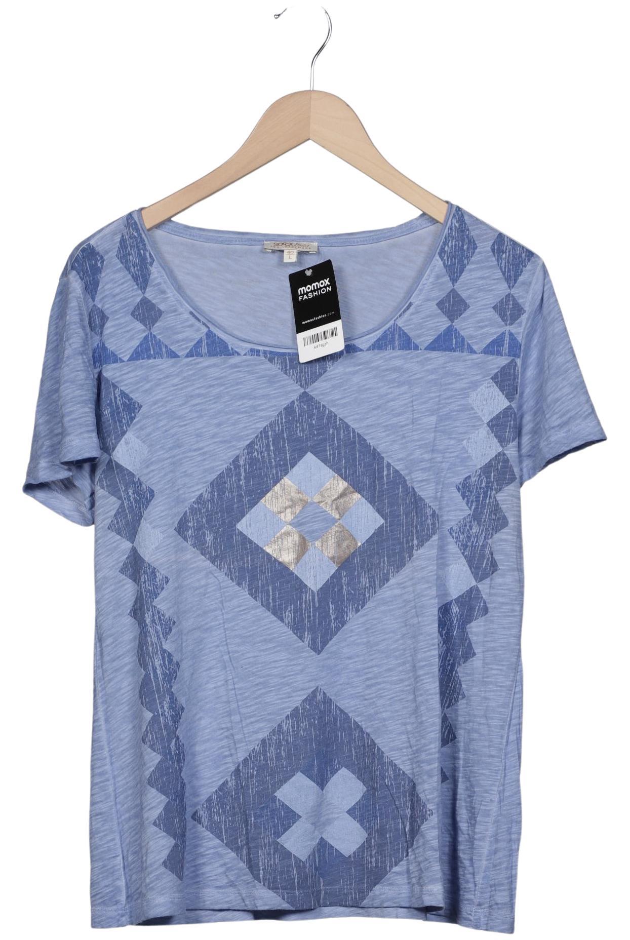 

Soccx Damen T-Shirt, blau, Gr. 40