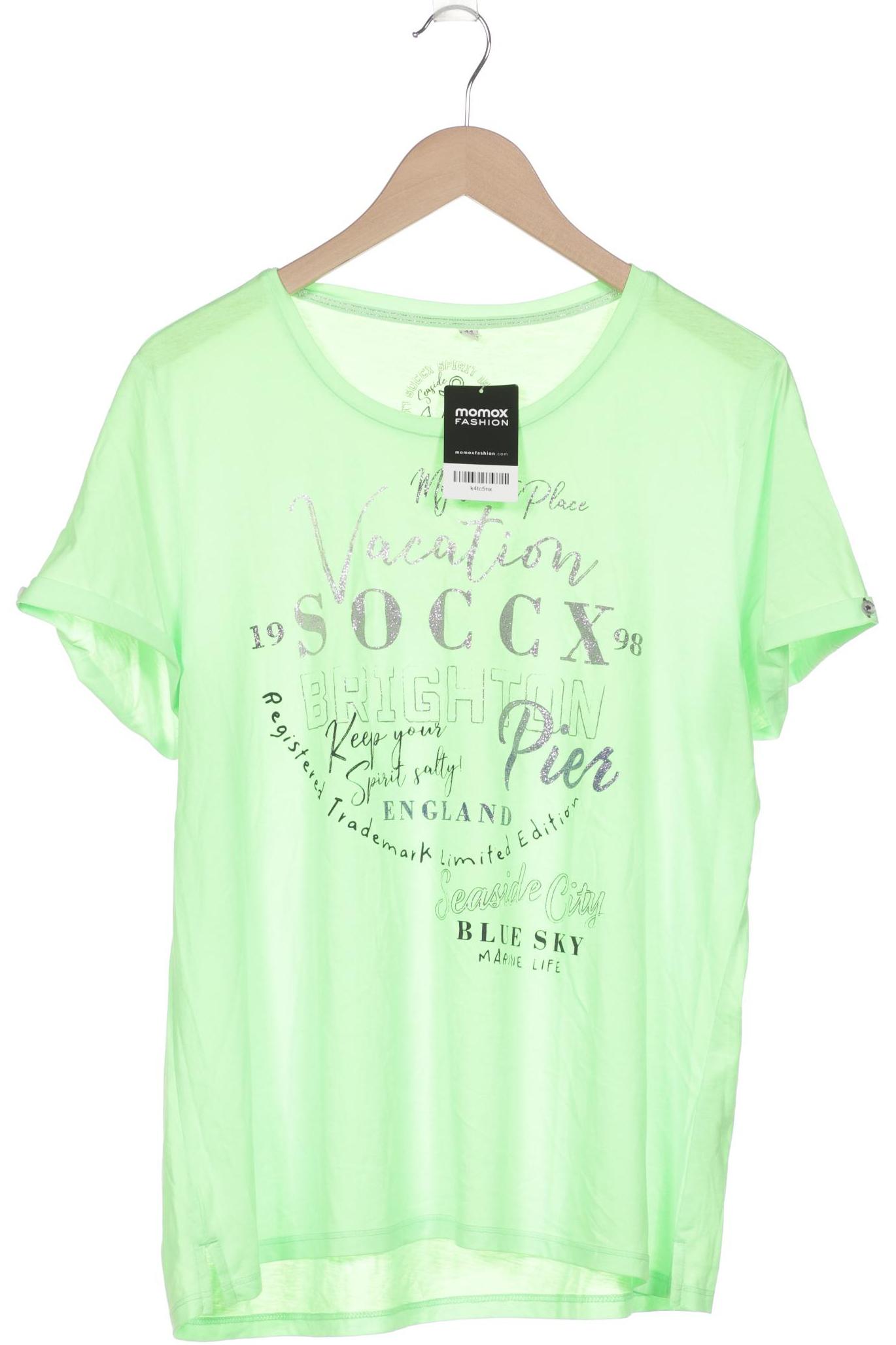 

Soccx Damen T-Shirt, hellgrün, Gr. 44