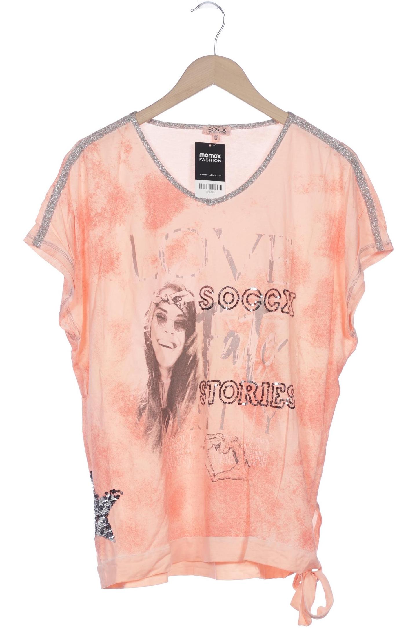 

Soccx Damen T-Shirt, pink, Gr. 42
