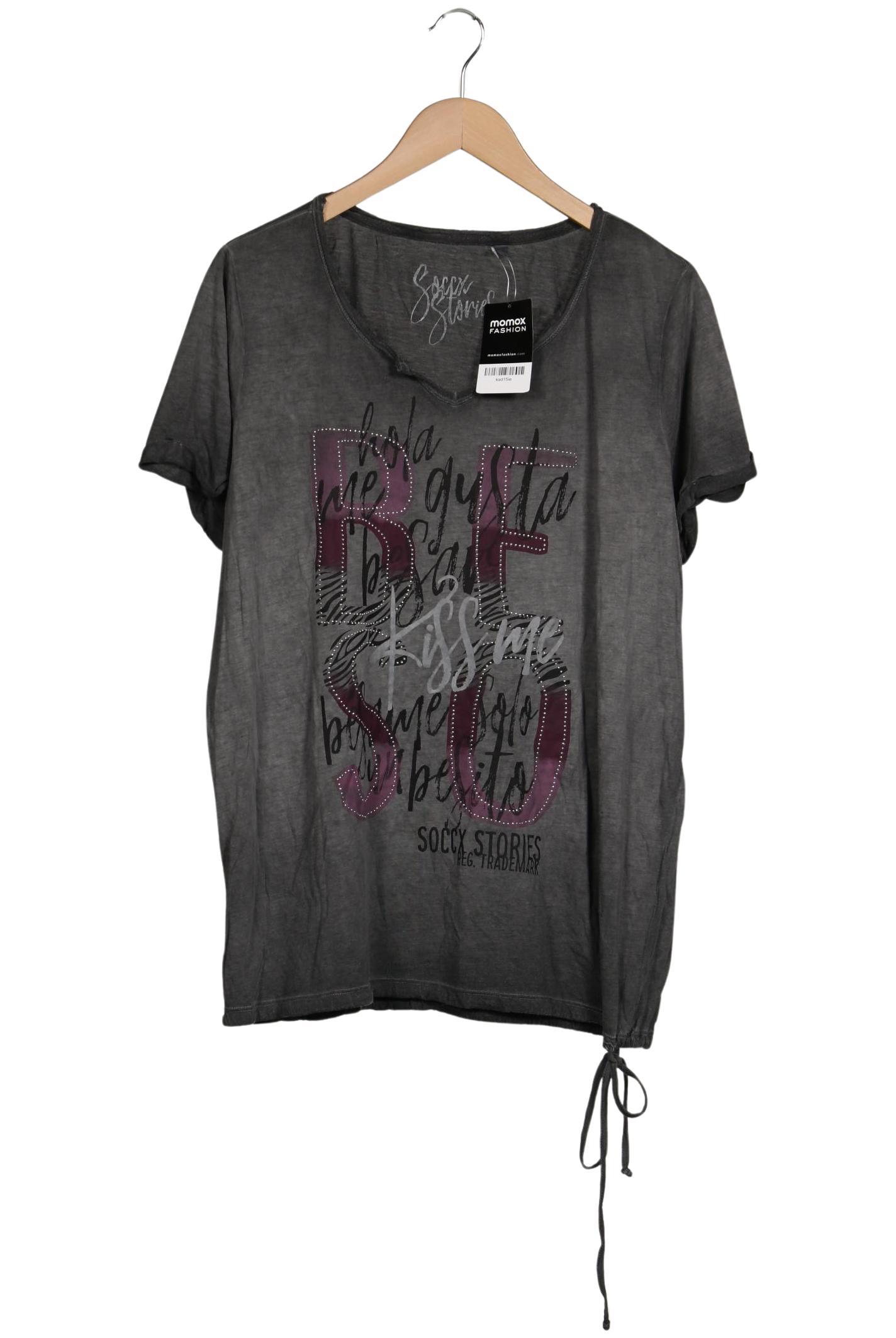 

Soccx Damen T-Shirt, grau, Gr. 44