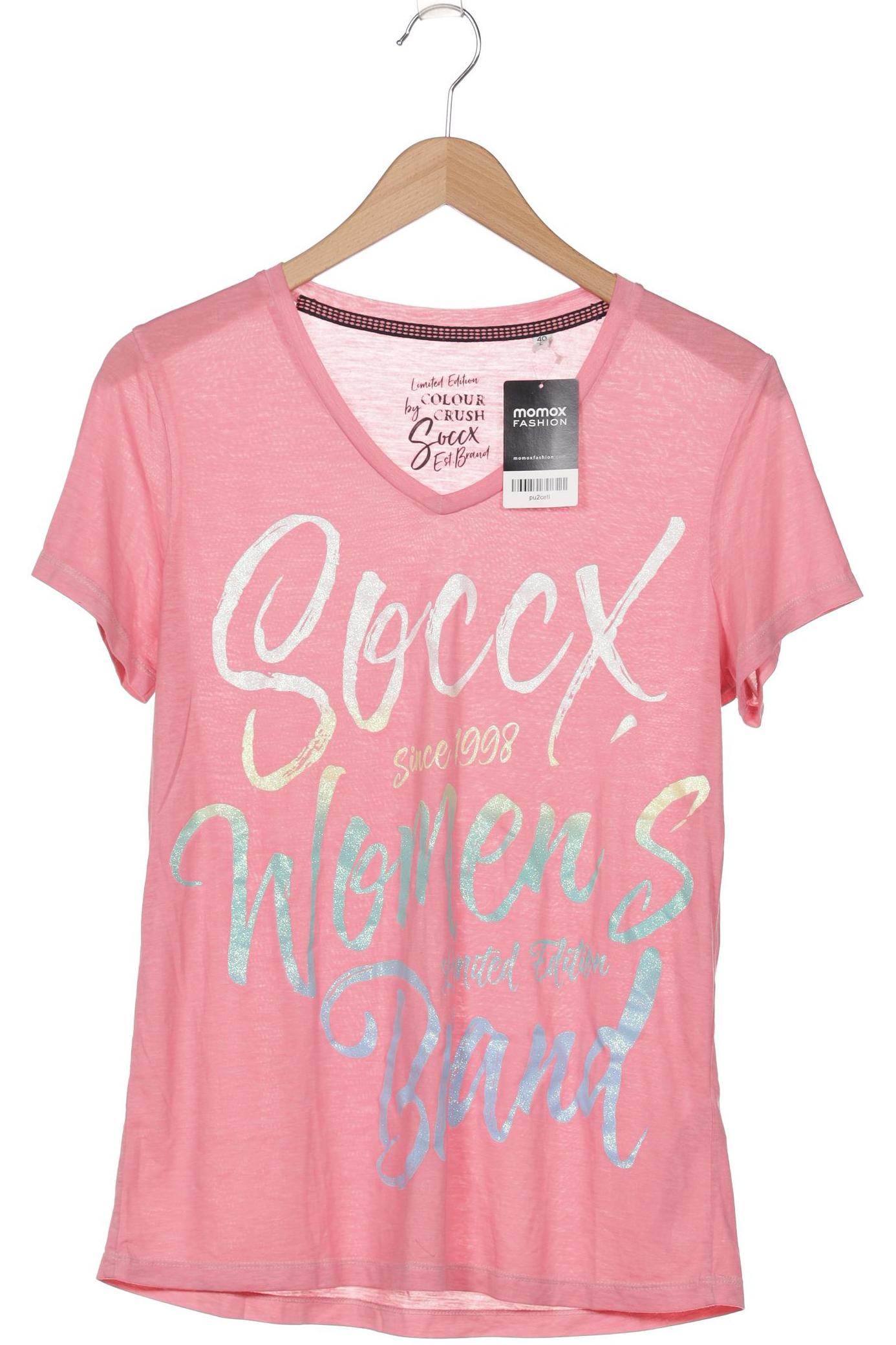 

Soccx Damen T-Shirt, pink, Gr. 40