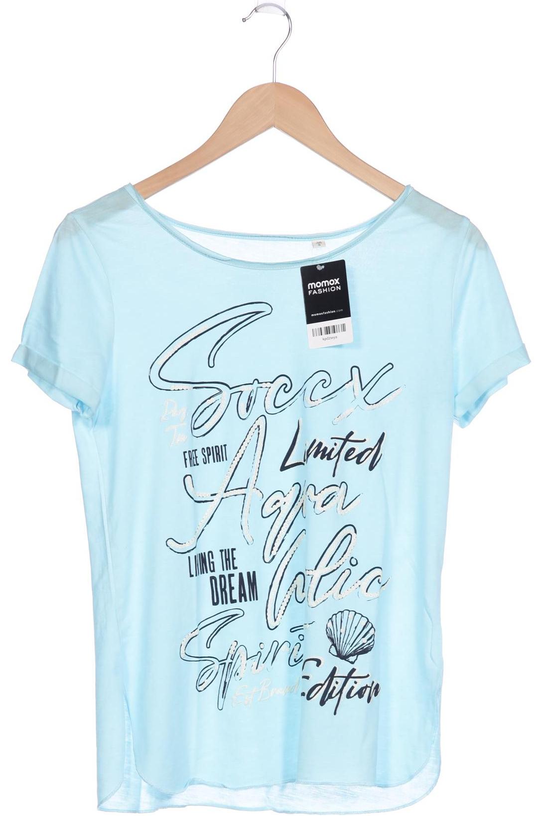 

SOCCX Damen T-Shirt, blau
