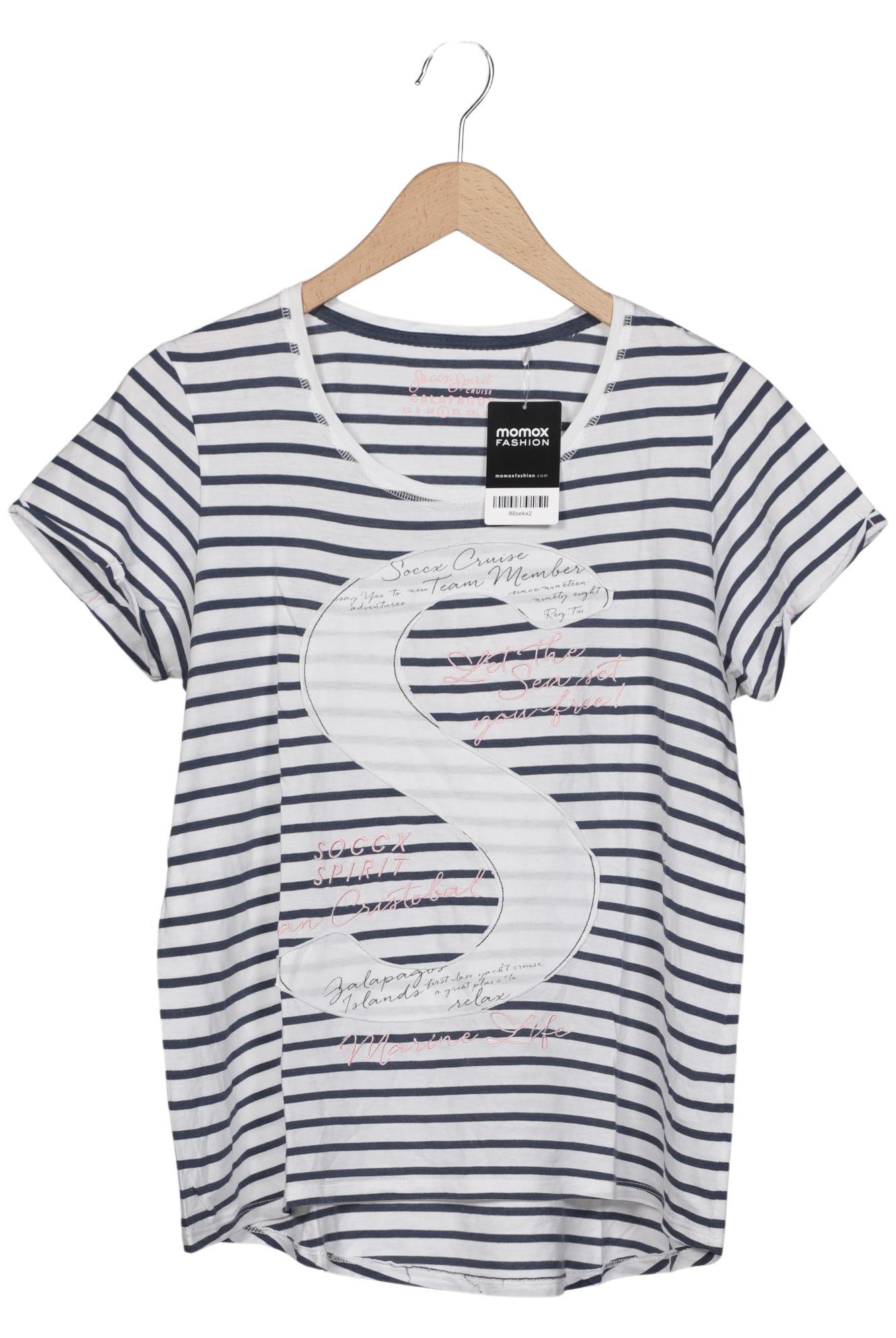 

Soccx Damen T-Shirt, mehrfarbig, Gr. 42