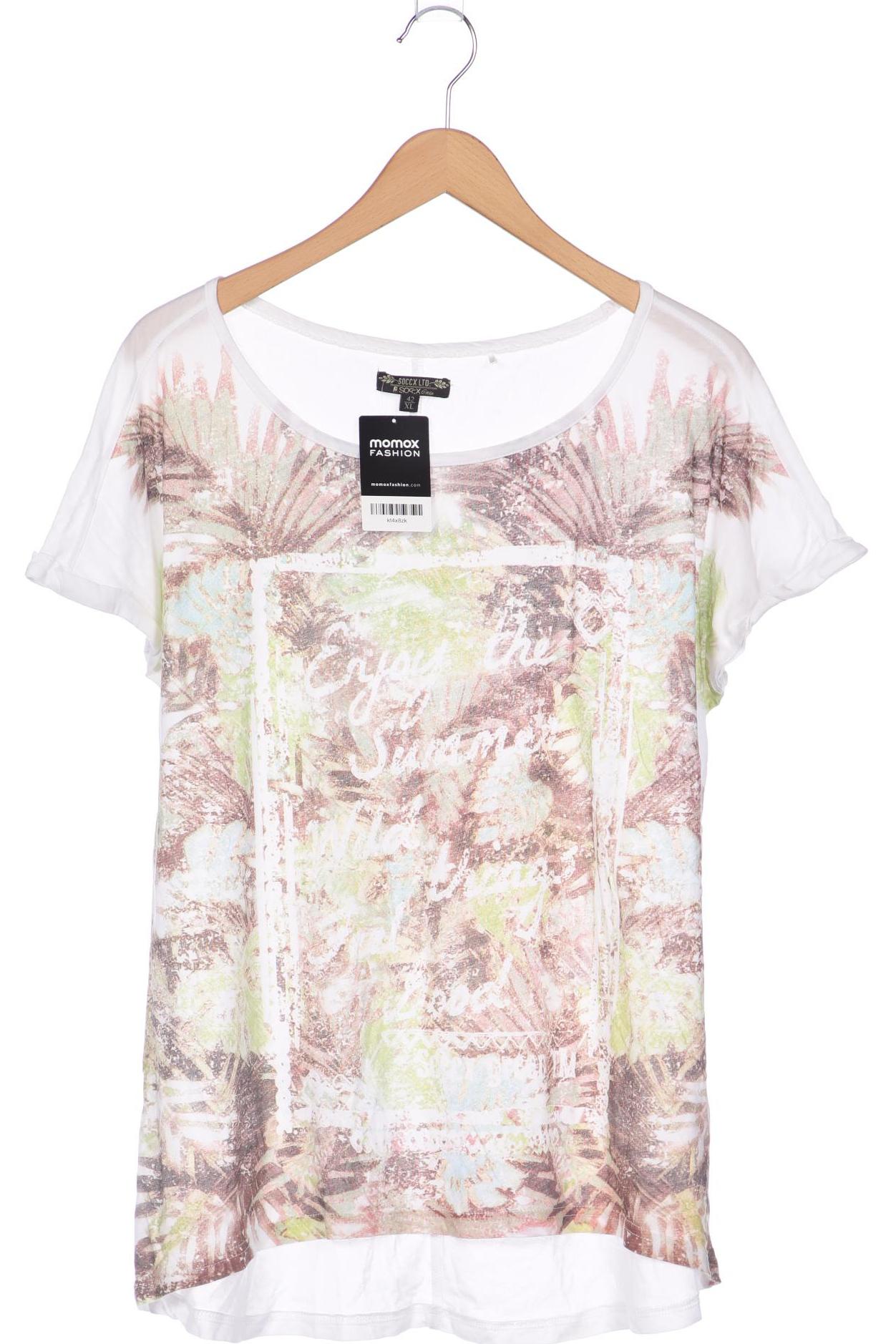

Soccx Damen T-Shirt, weiß, Gr. 42