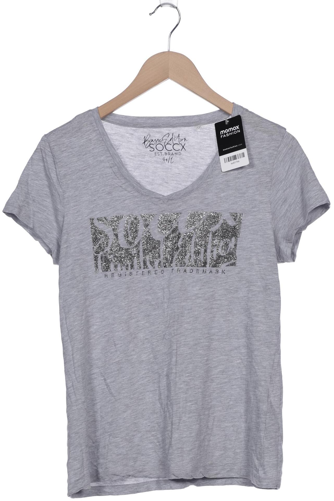 

SOCCX Damen T-Shirt, grau