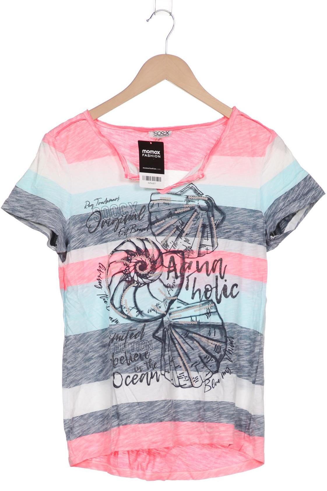 

SOCCX Damen T-Shirt, mehrfarbig