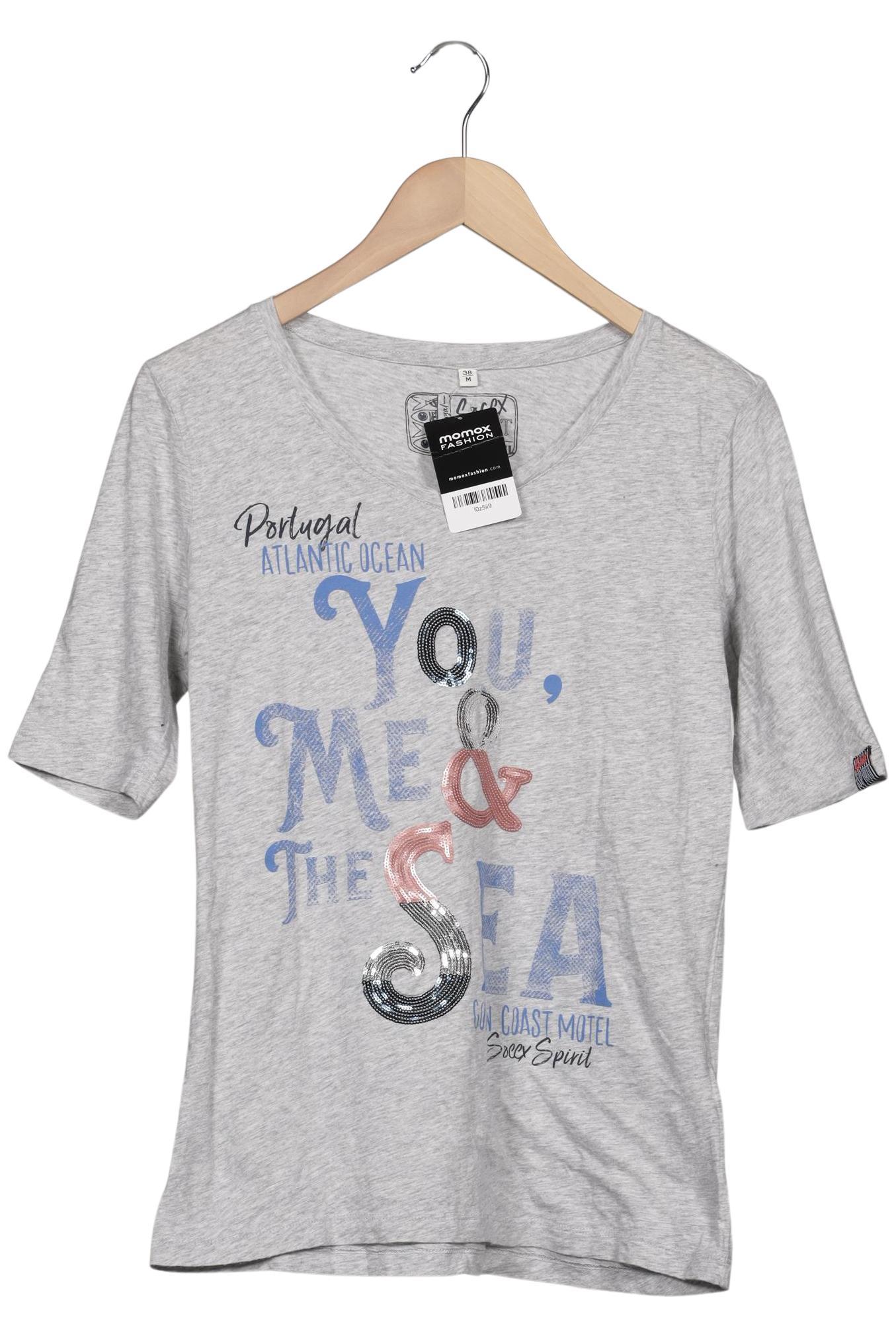 

Soccx Damen T-Shirt, grau, Gr. 38
