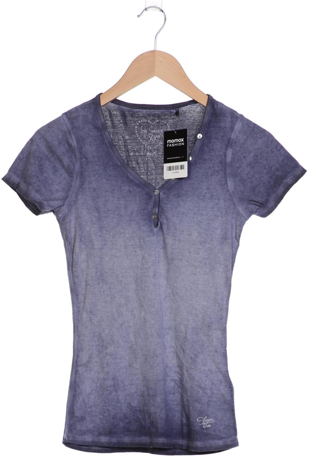

Soccx Damen T-Shirt, blau, Gr. 36