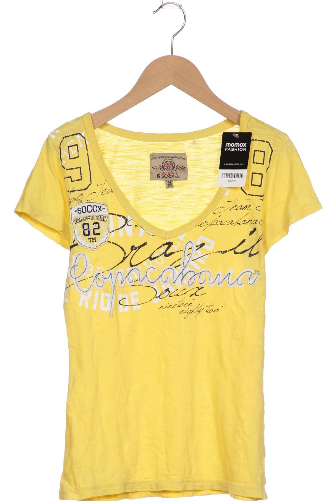 

SOCCX Damen T-Shirt, gelb