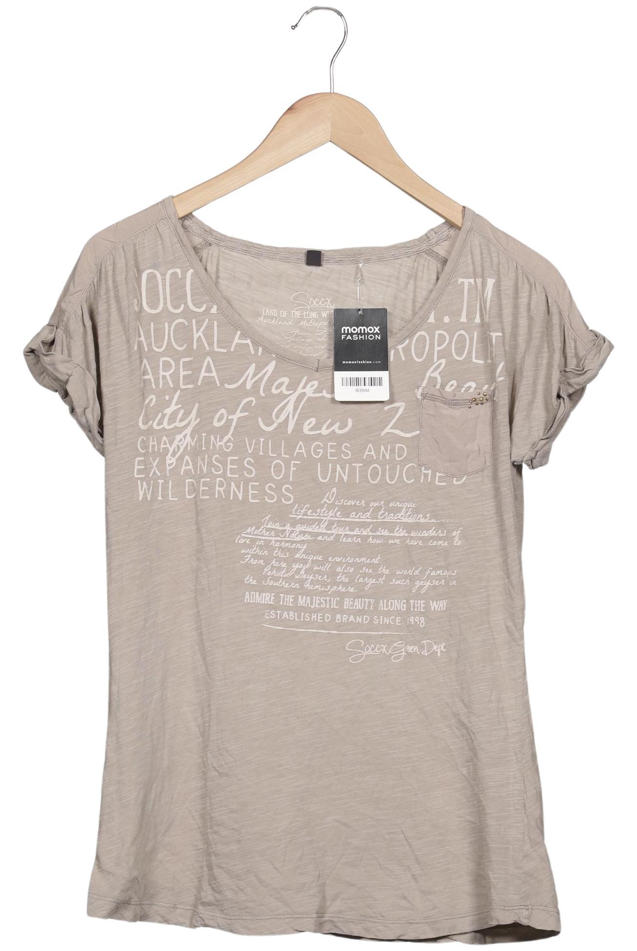 

Soccx Damen T-Shirt, grau, Gr. 38
