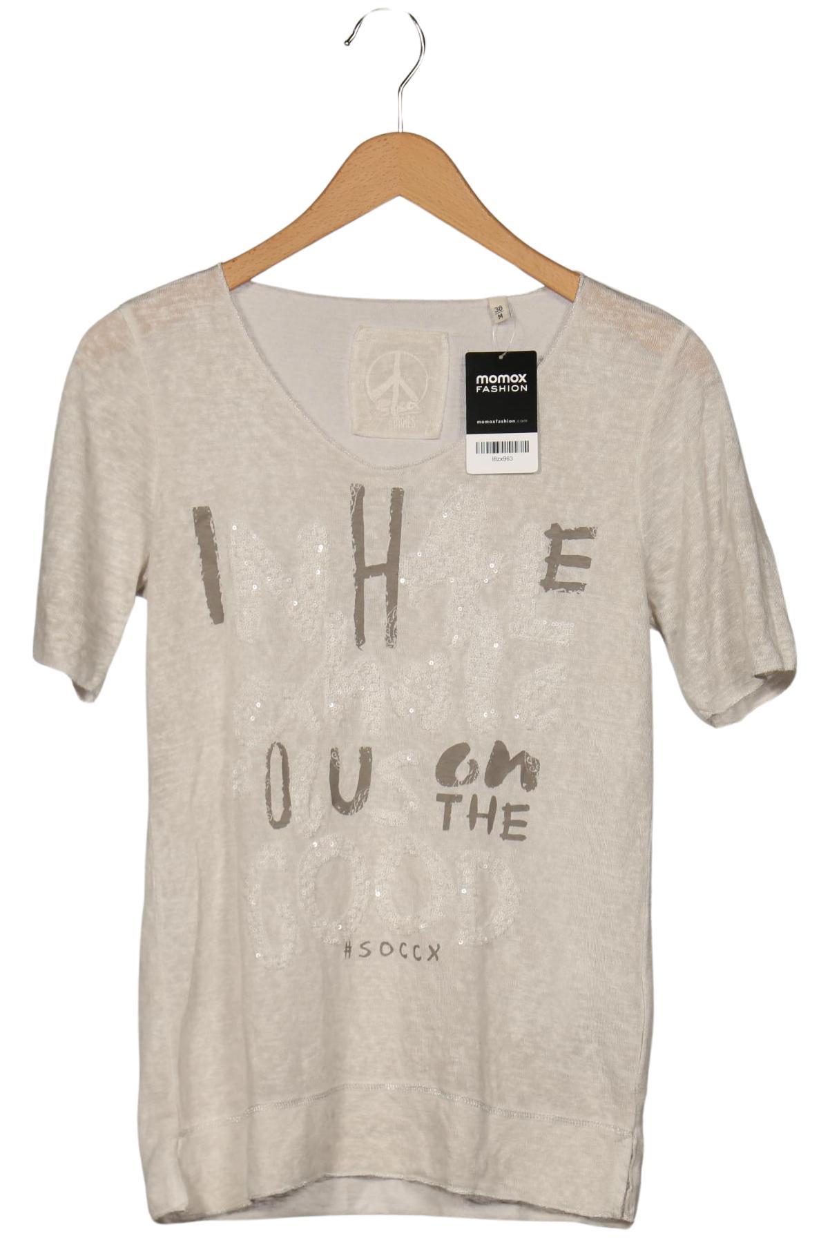 

Soccx Damen T-Shirt, grau, Gr. 38