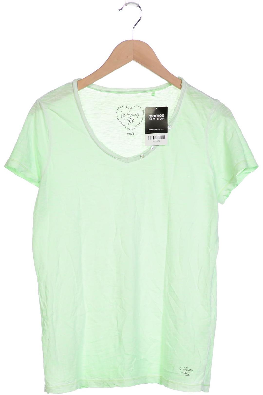 

Soccx Damen T-Shirt, hellgrün, Gr. 40