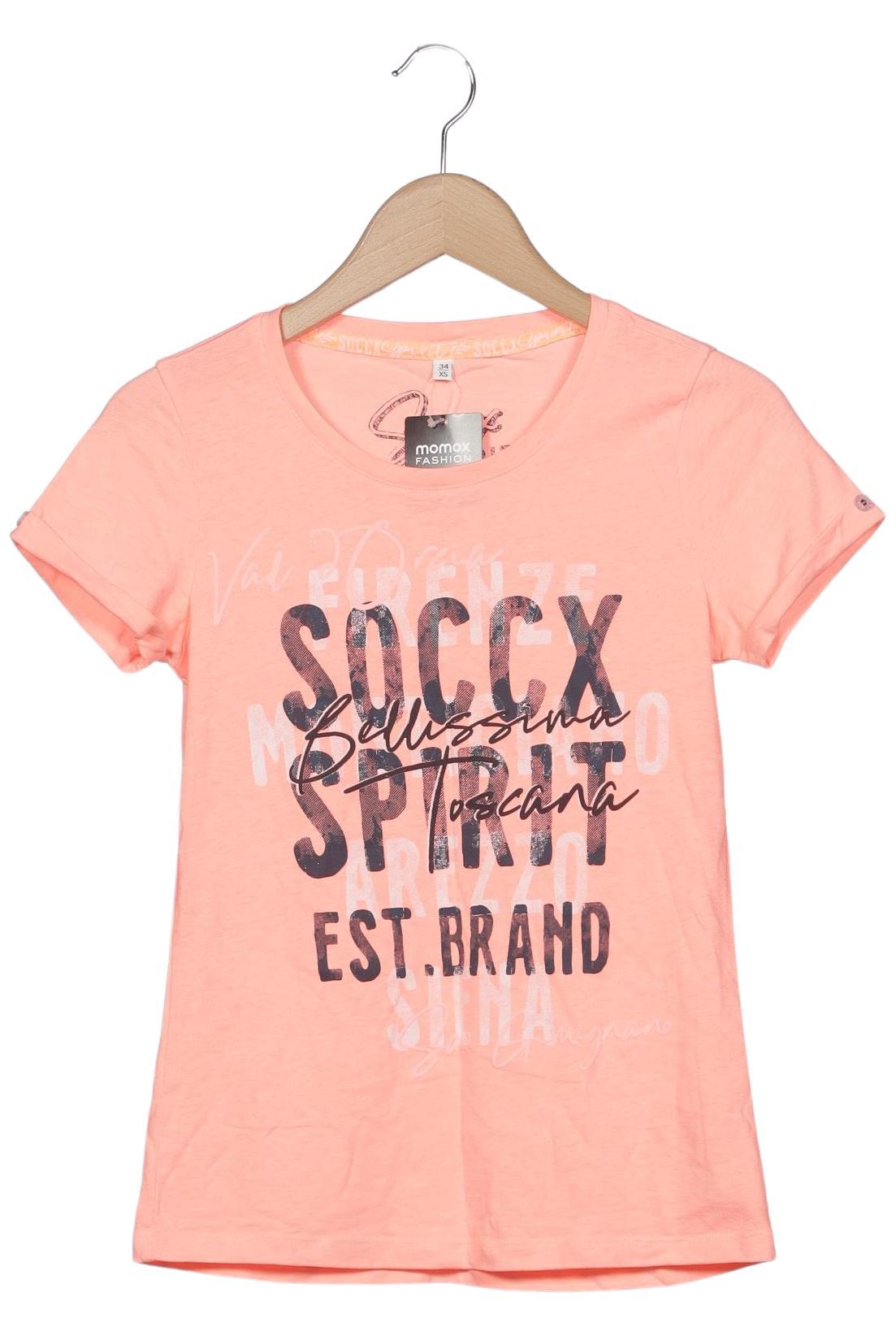 

Soccx Damen T-Shirt, pink, Gr. 34