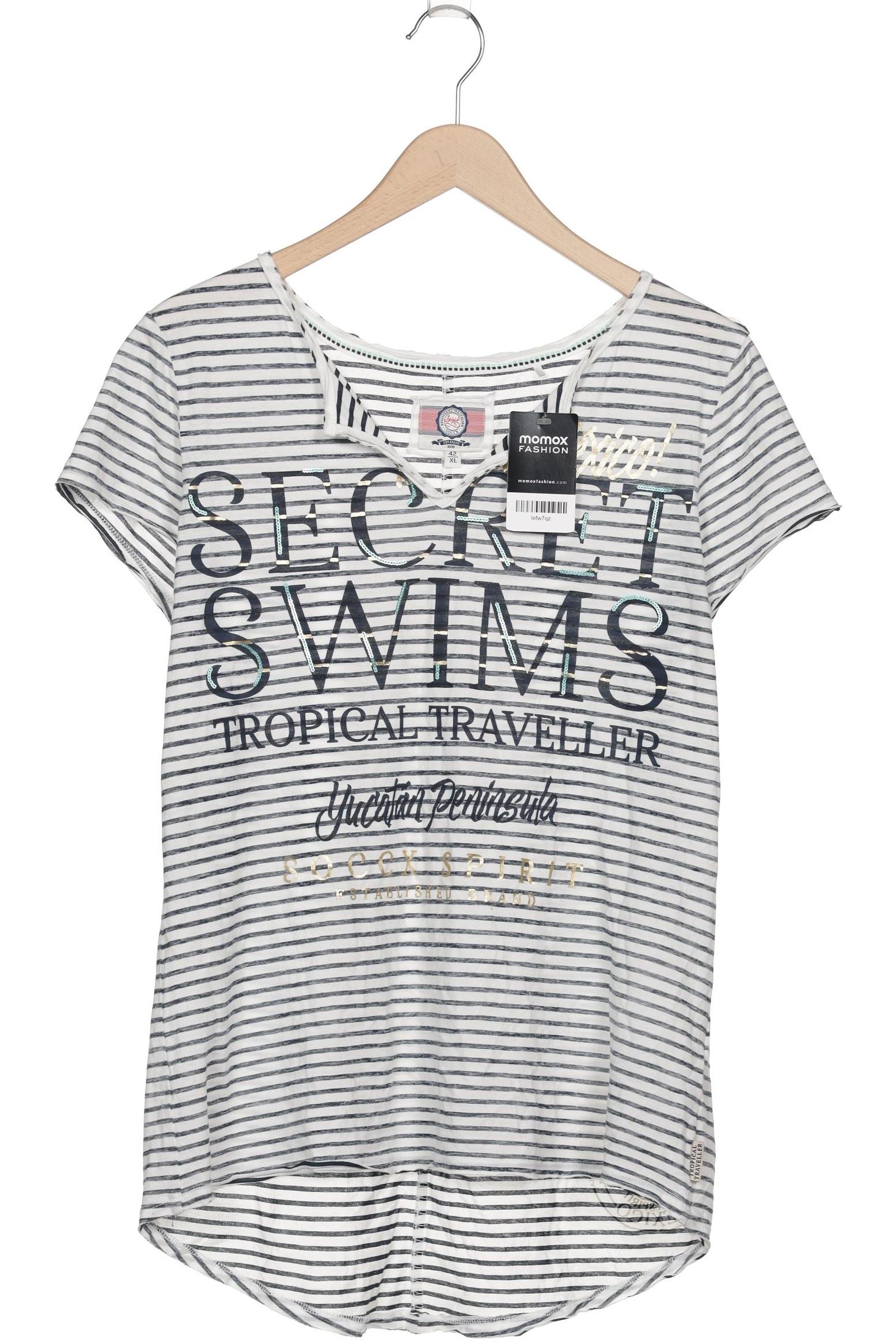 

Soccx Damen T-Shirt, weiß, Gr. 42