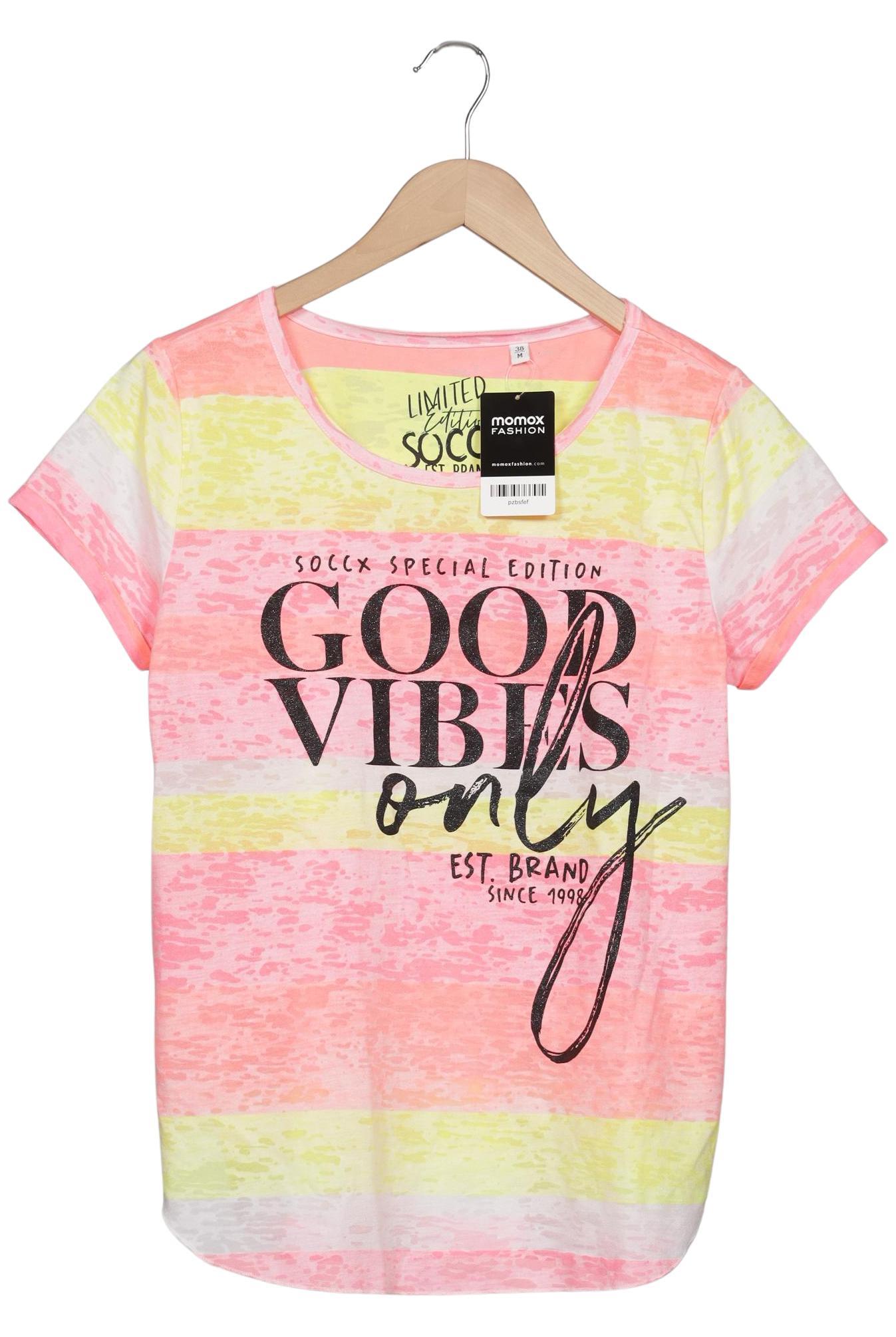 

Soccx Damen T-Shirt, mehrfarbig, Gr. 38