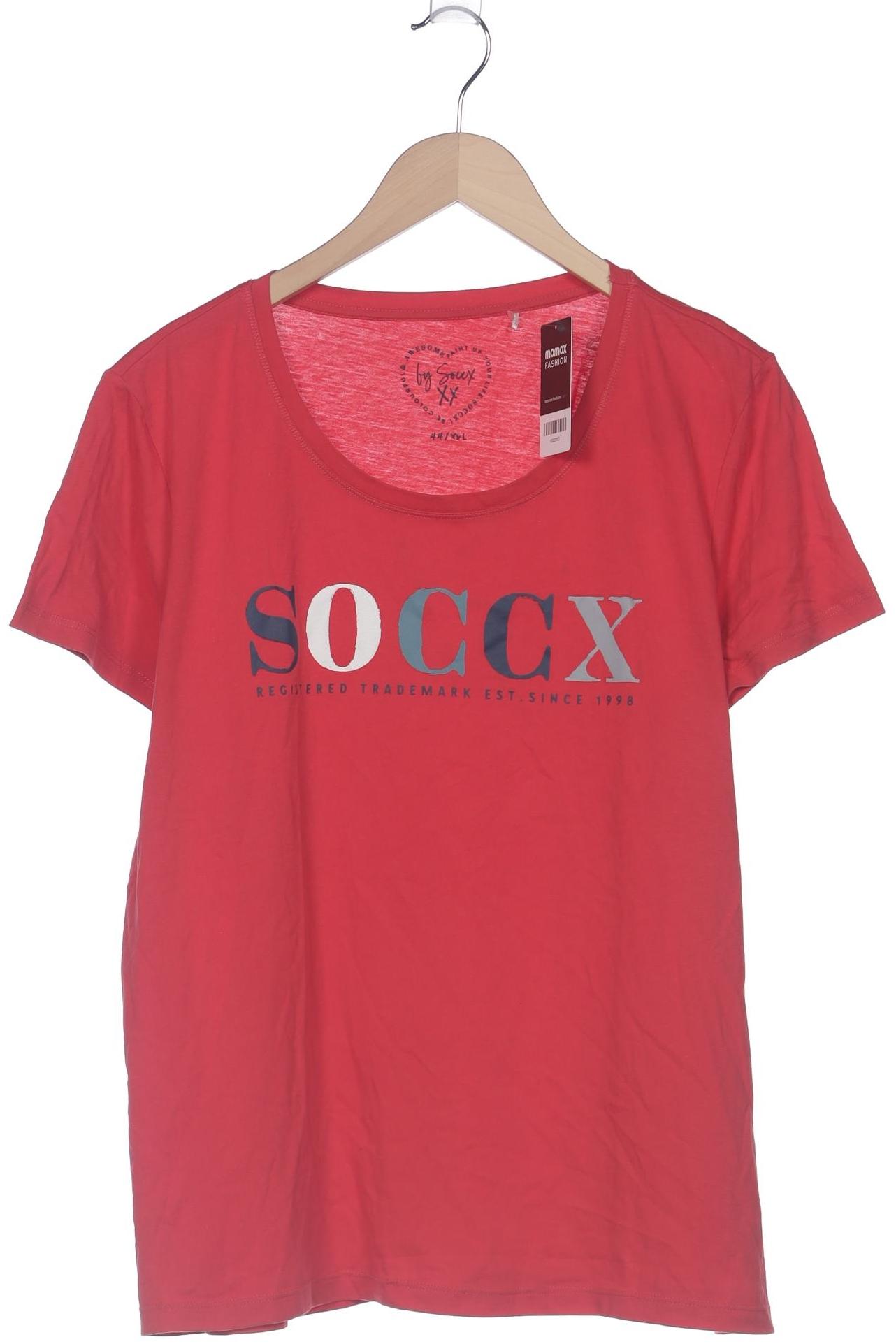 

Soccx Damen T-Shirt, rot, Gr. 44