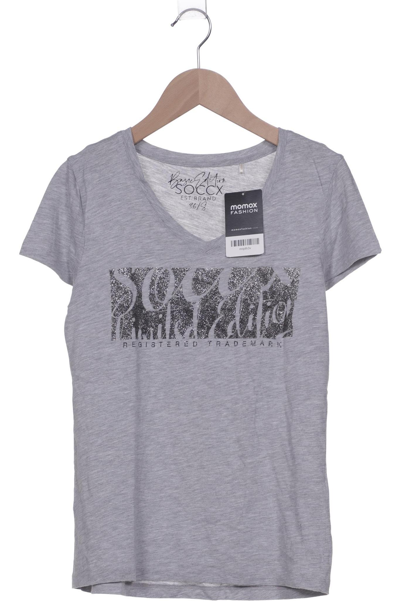 

Soccx Damen T-Shirt, grau, Gr. 36