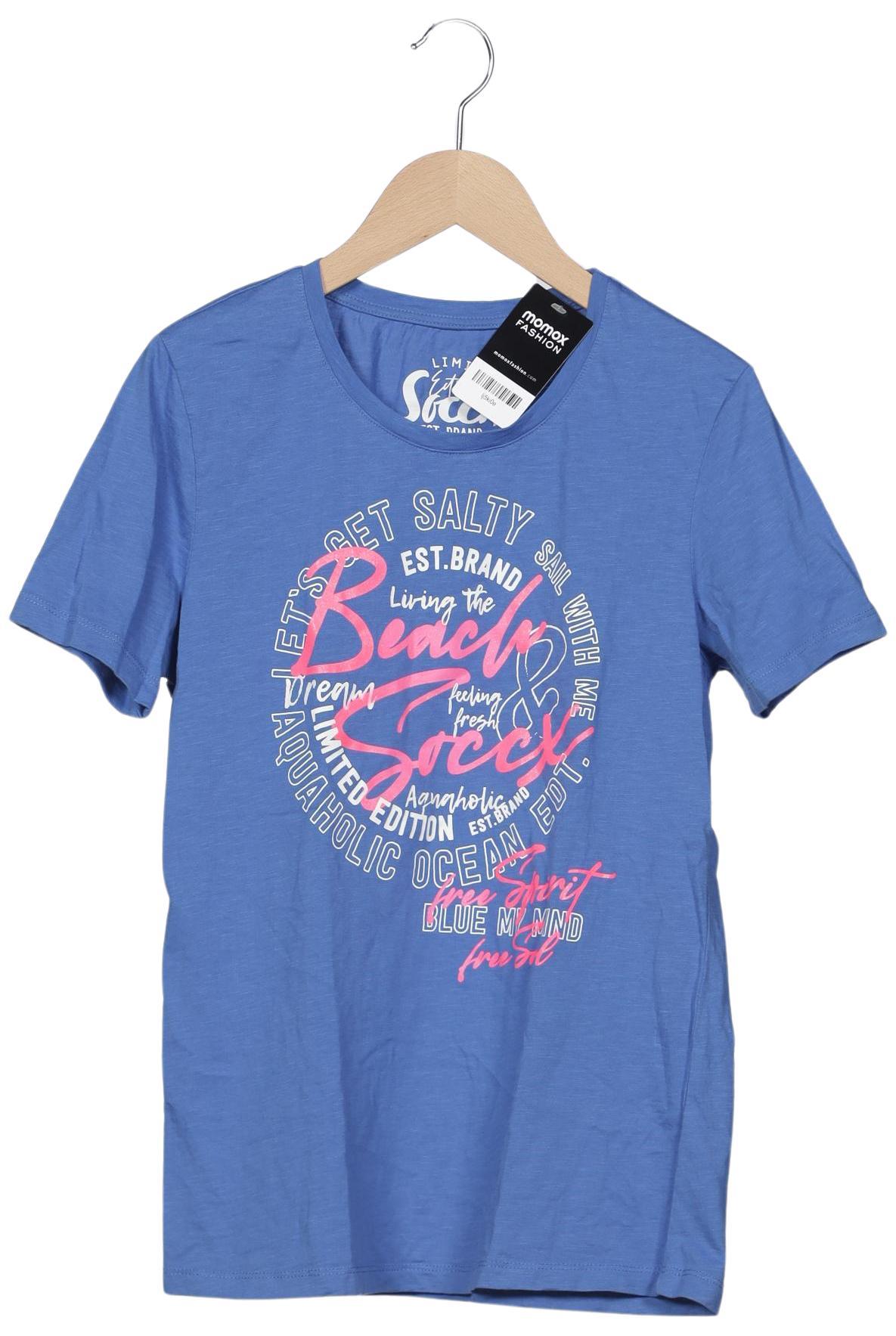 

Soccx Damen T-Shirt, blau, Gr. 36