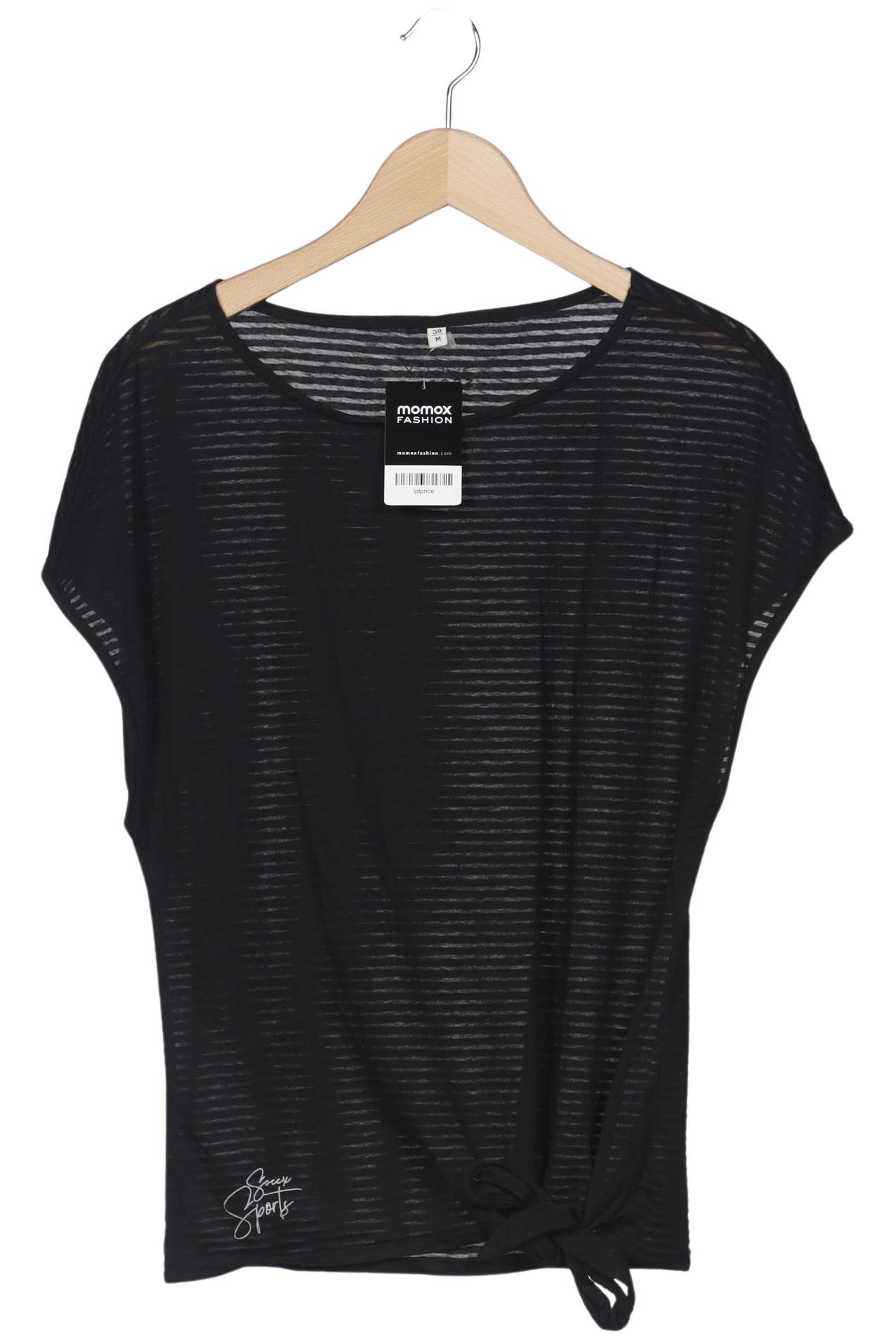 

Soccx Damen T-Shirt, schwarz, Gr. 38