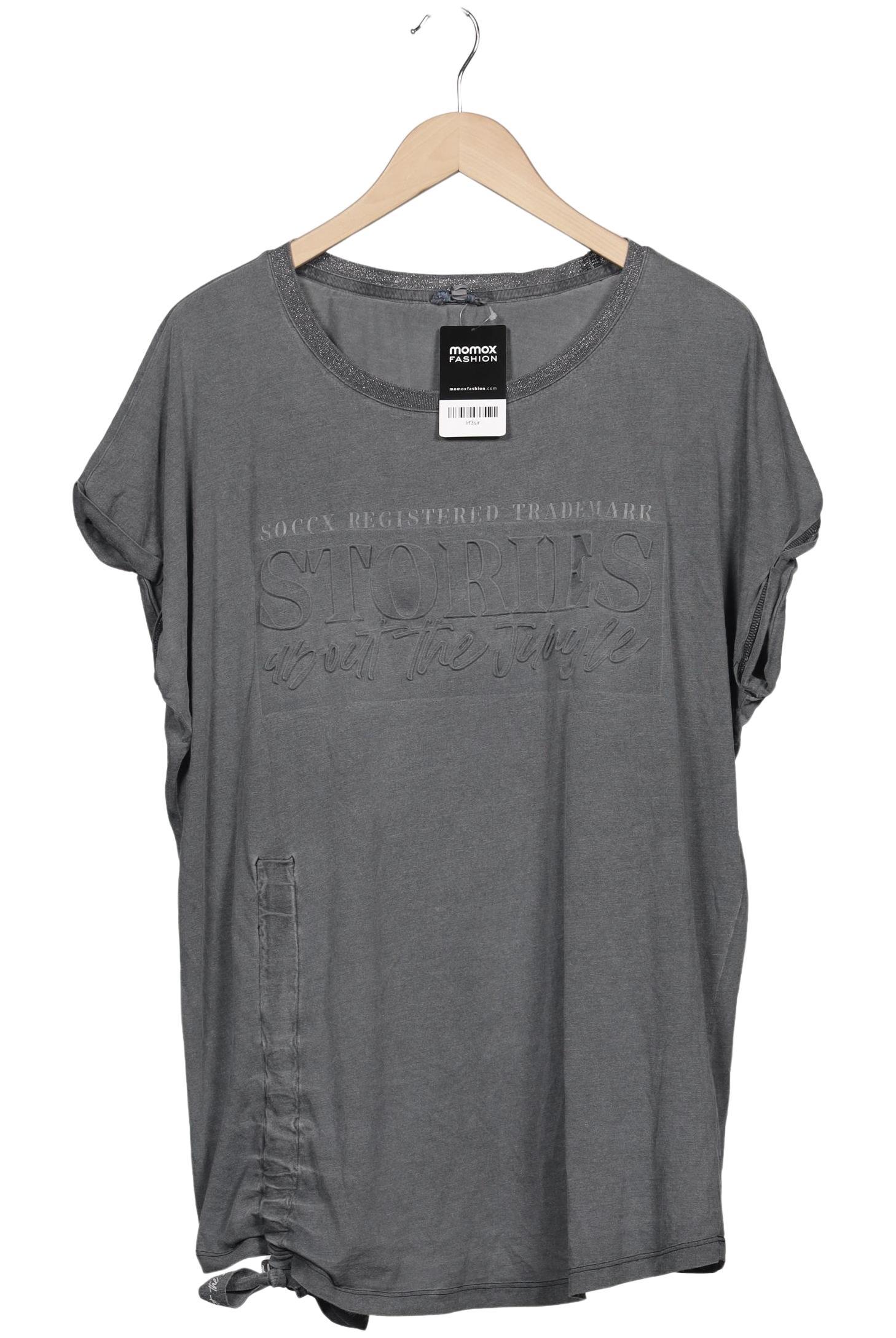 

Soccx Damen T-Shirt, grau, Gr. 42