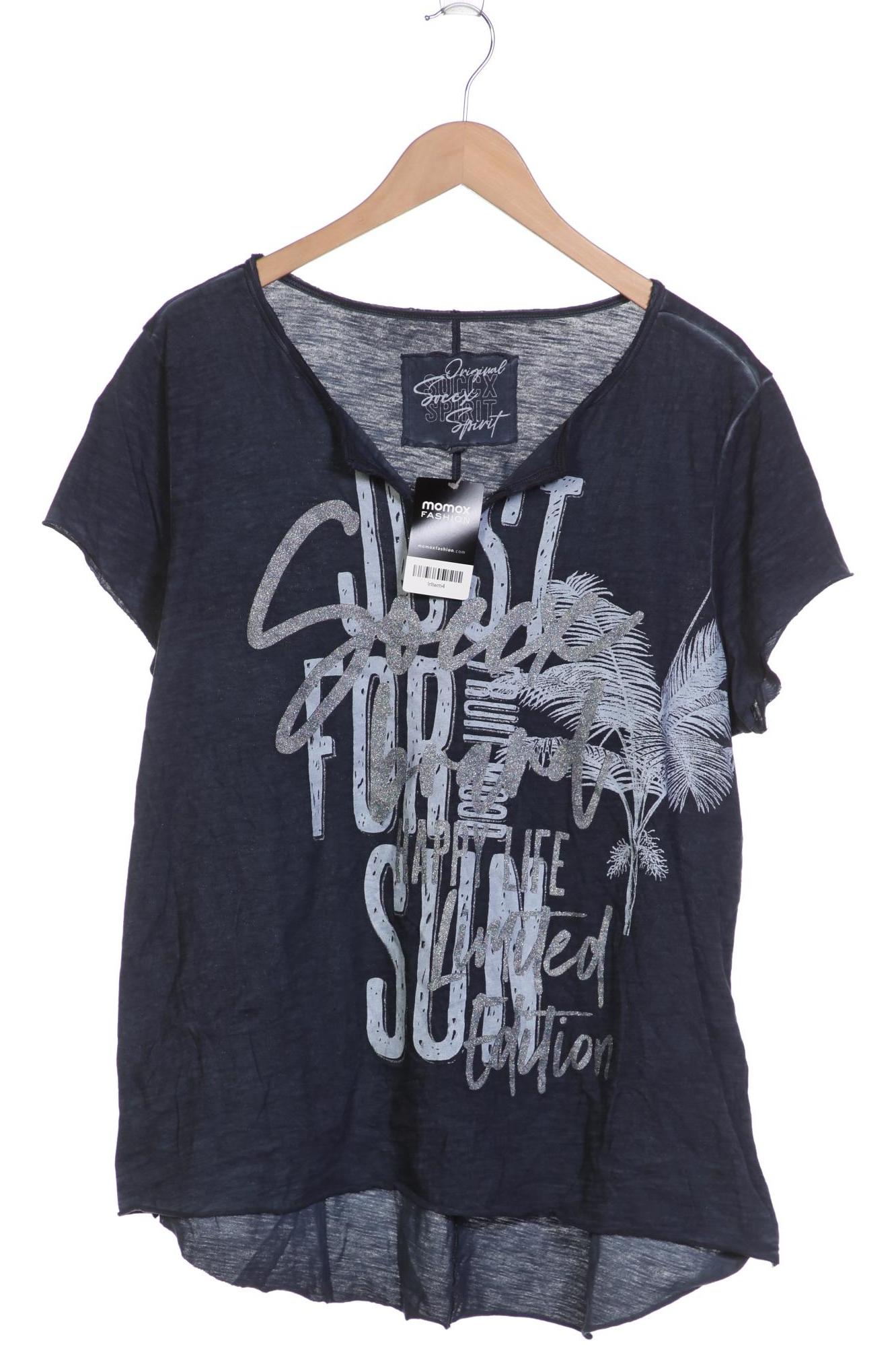 

SOCCX Damen T-Shirt, marineblau
