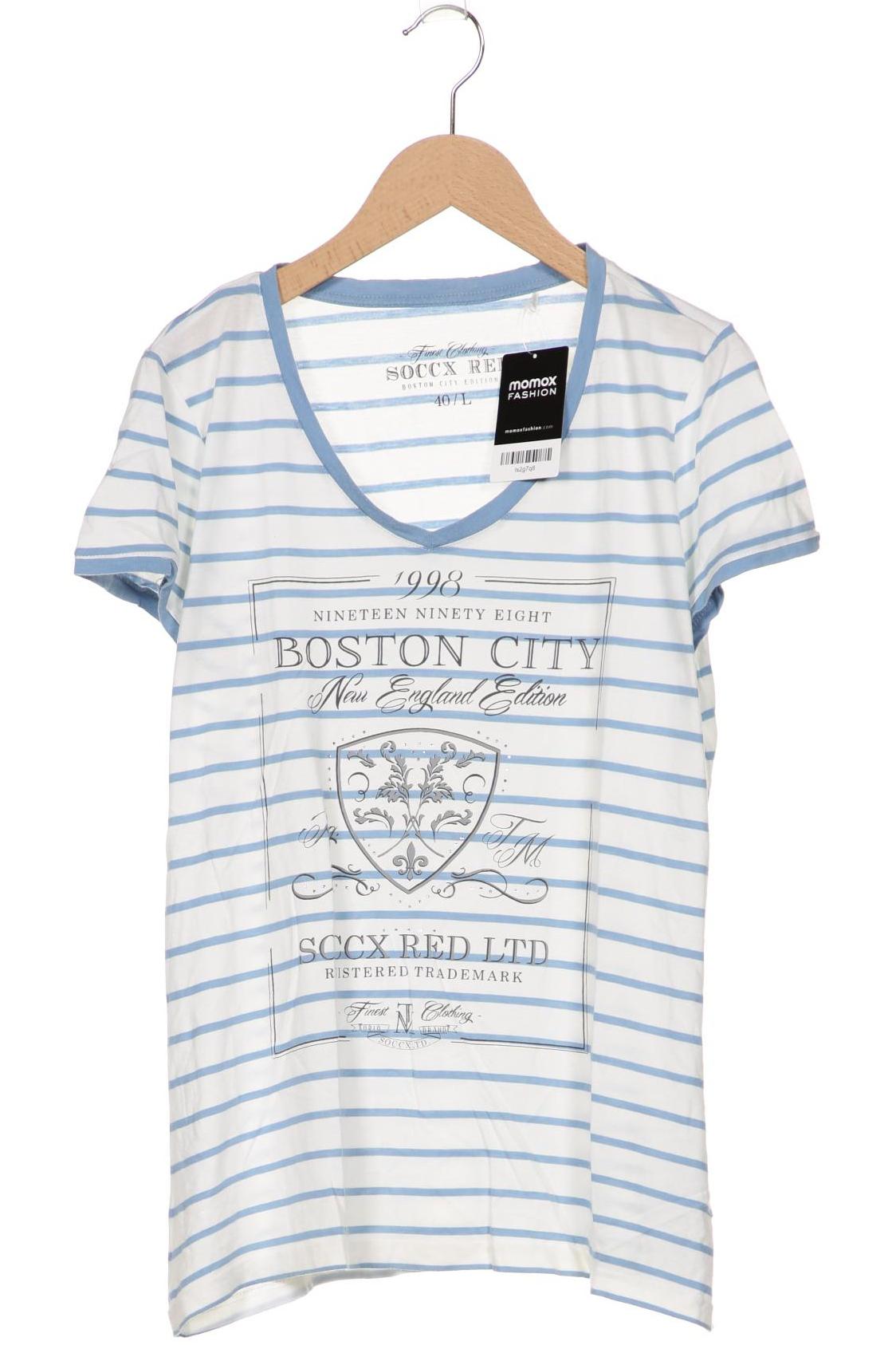 

SOCCX Damen T-Shirt, weiß