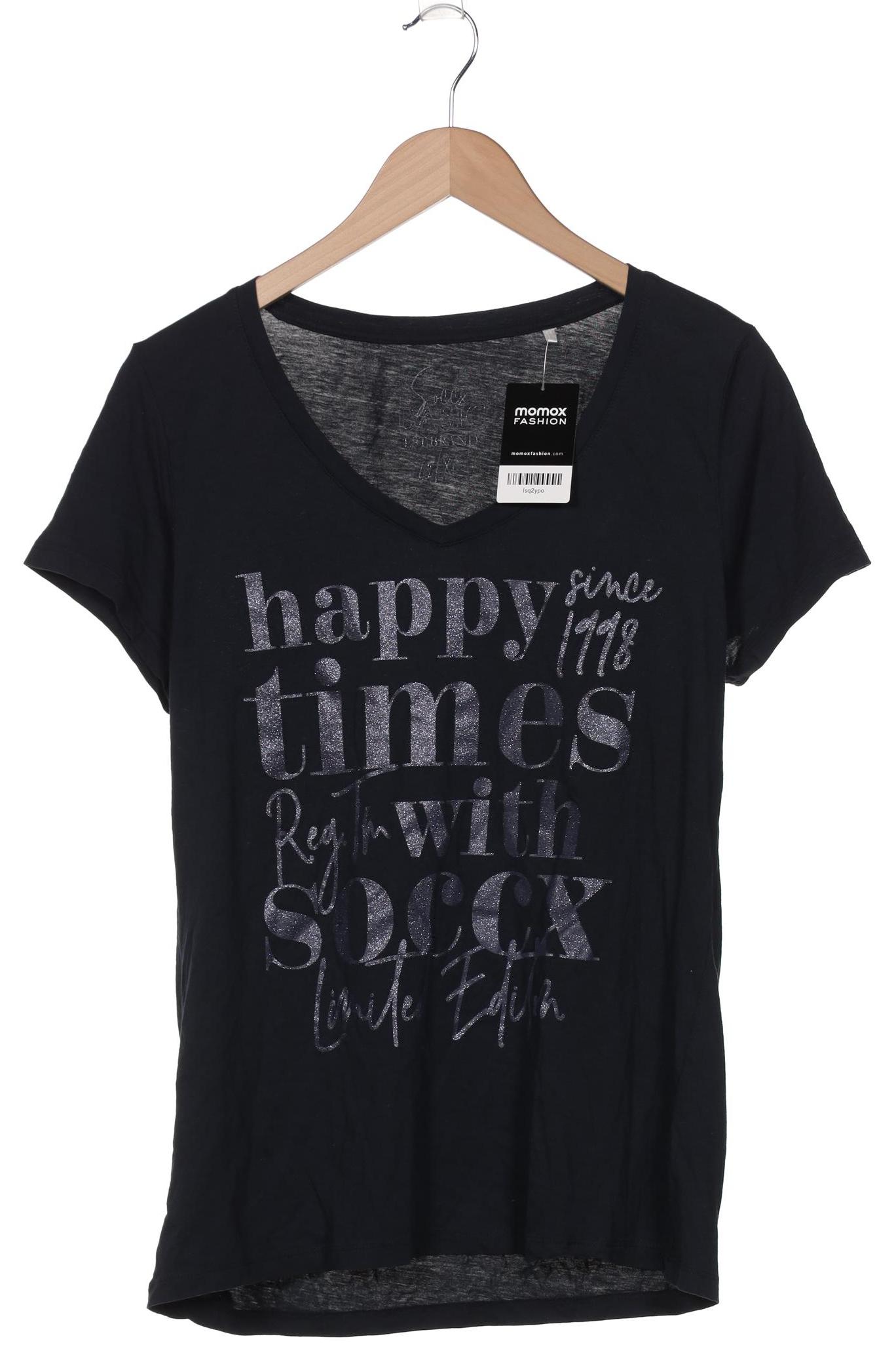 

Soccx Damen T-Shirt, marineblau, Gr. 42