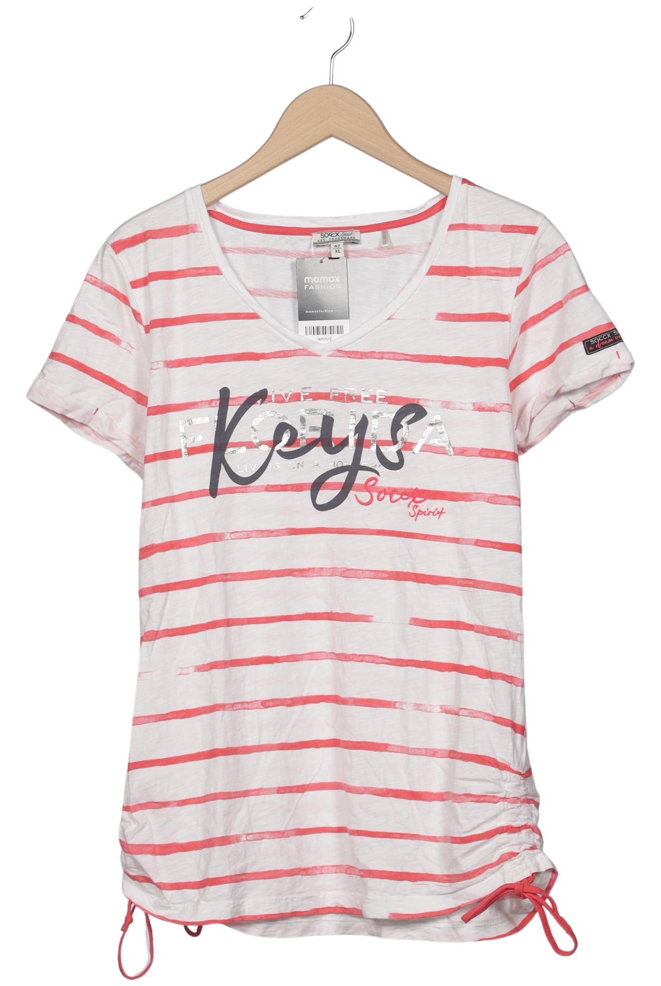 

Soccx Damen T-Shirt, mehrfarbig, Gr. 42