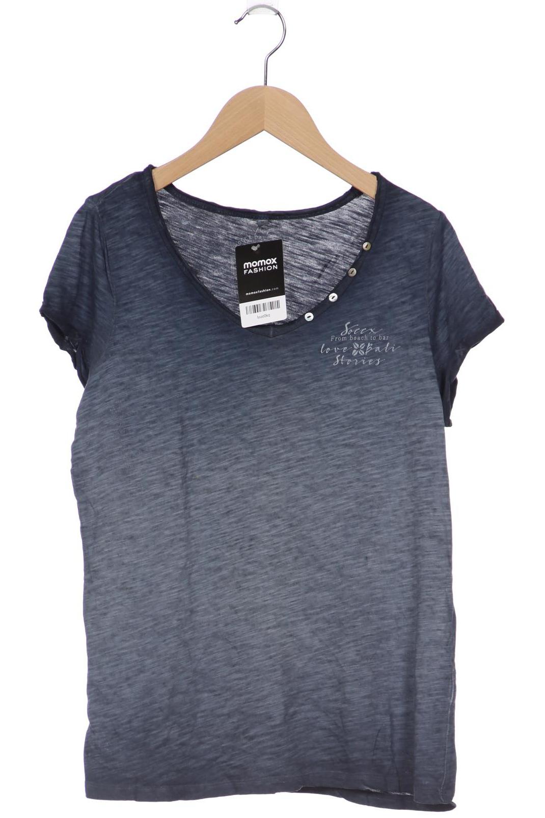 

Soccx Damen T-Shirt, marineblau, Gr. 38