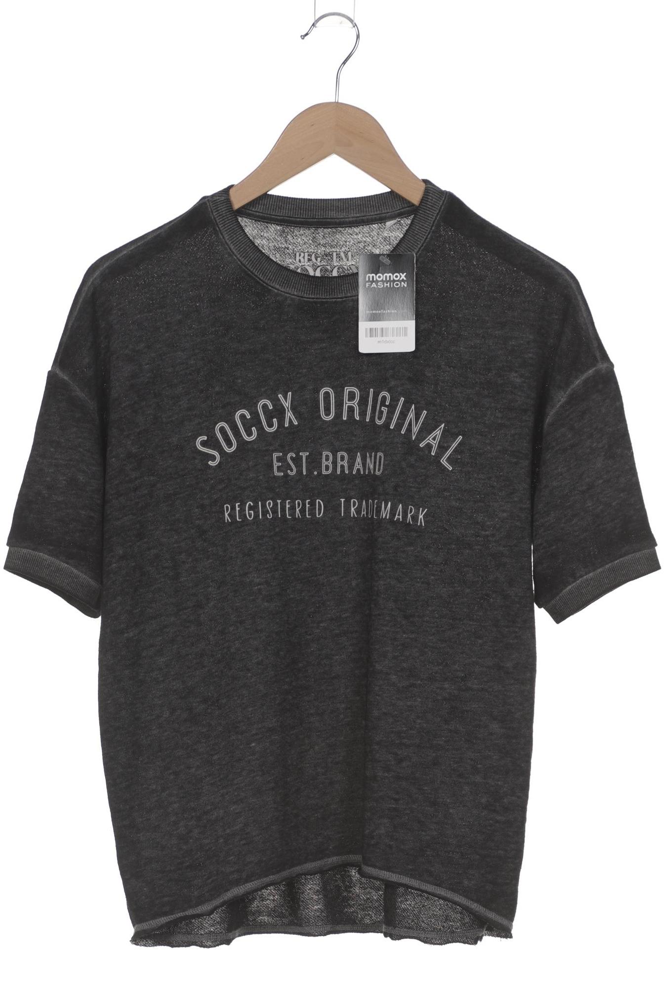 

Soccx Damen T-Shirt, grau, Gr. 34