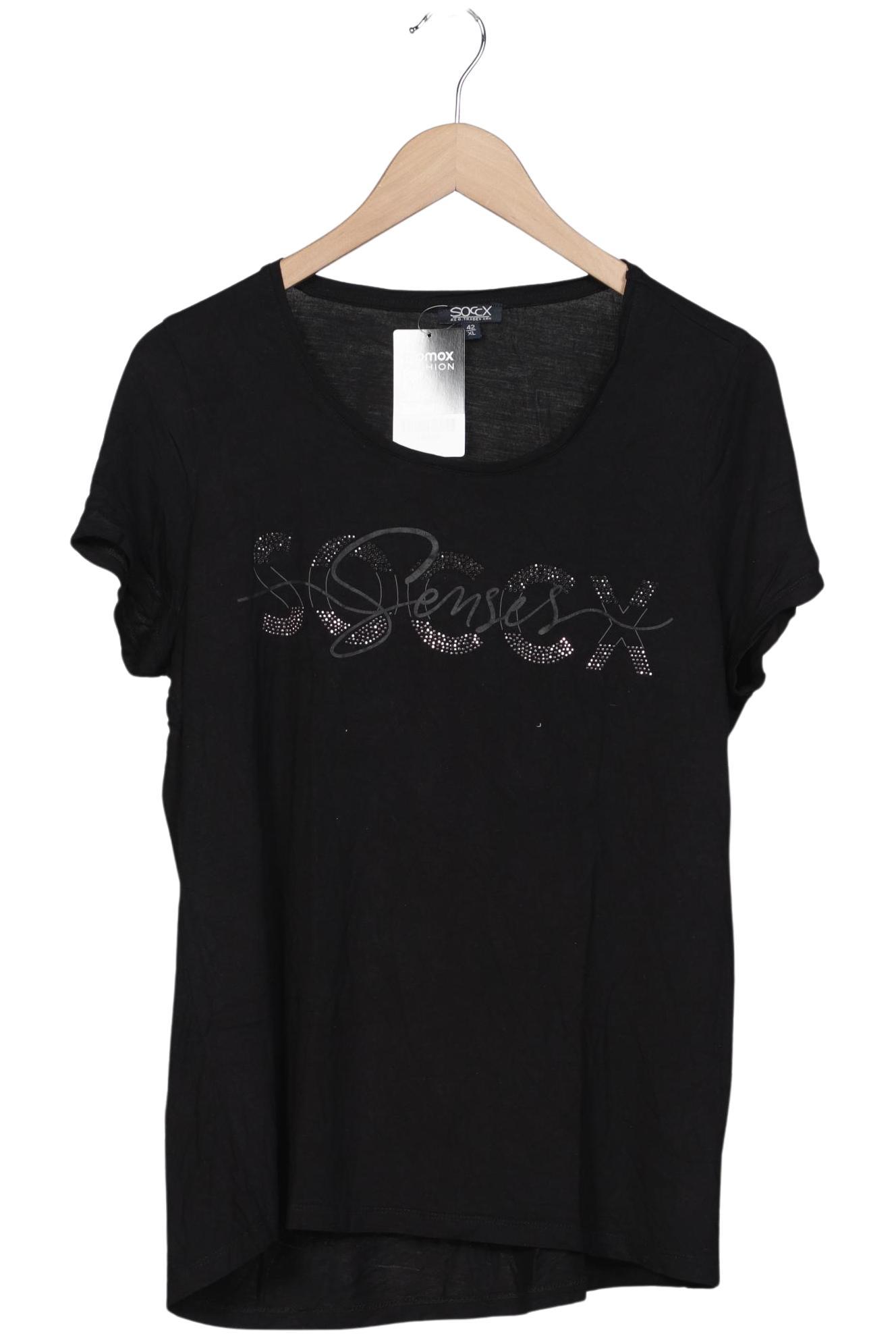 

Soccx Damen T-Shirt, schwarz, Gr. 42